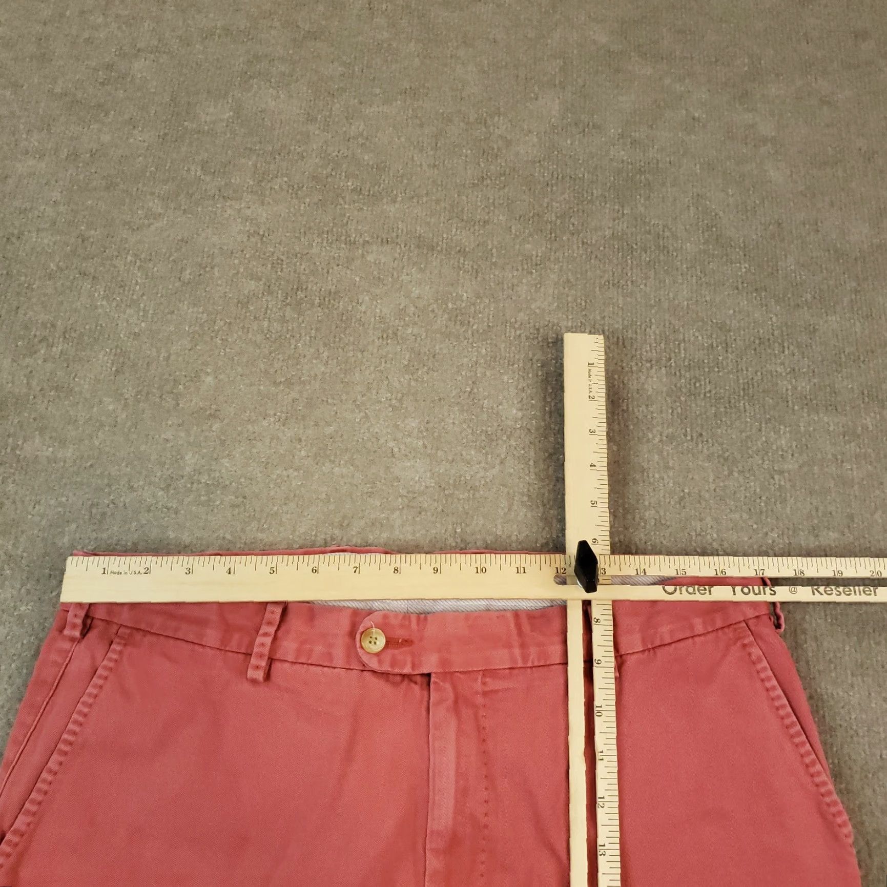 Peter Millar Peter Millar Pants Mens 34x28 Pink Chino Flat Front Straight Leg Golf Casual Mens Size US 34 / EU 50 - 4 Thumbnail