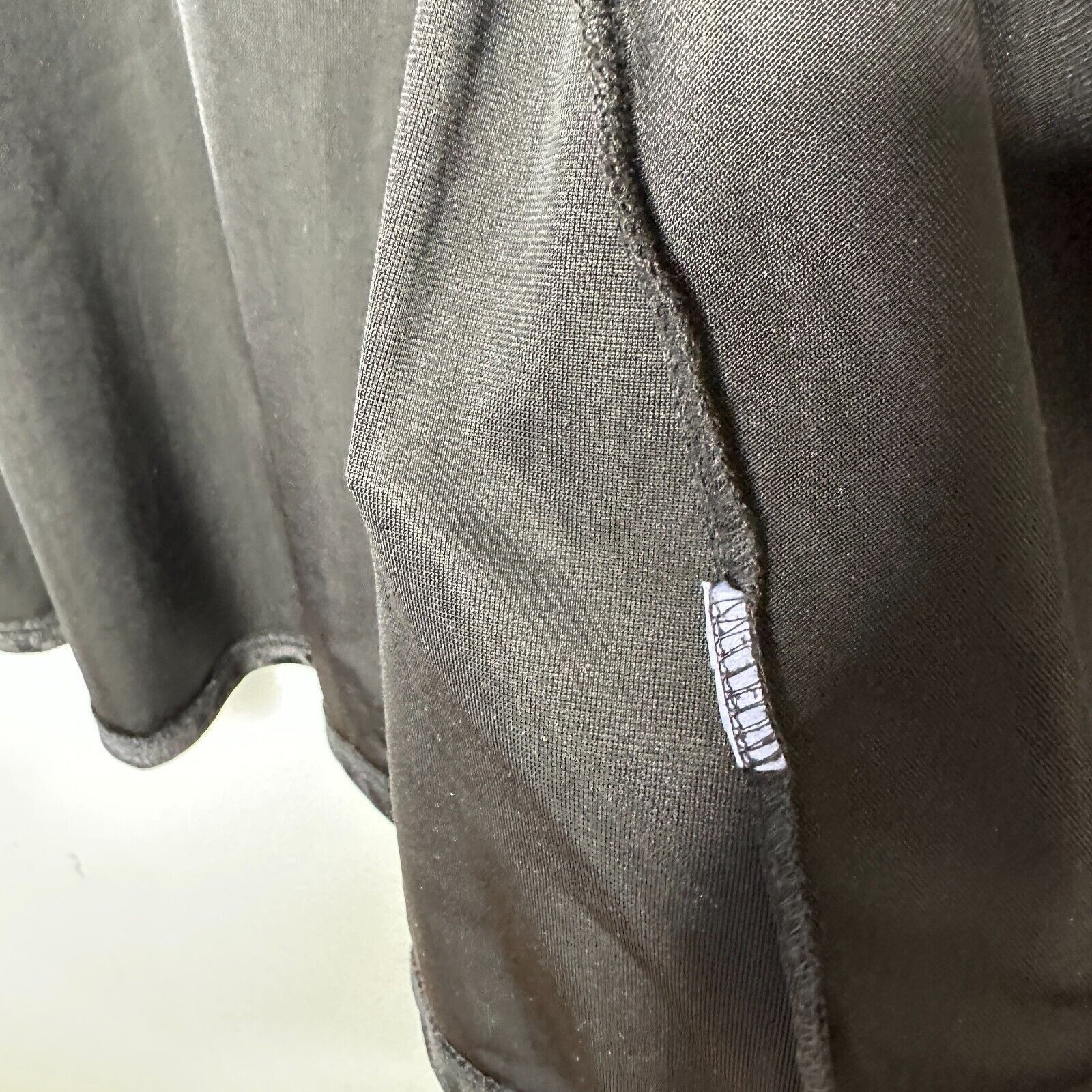 Other Jet Black Velvet Waterfall Open Cardigan Long Sleeve Ties M Size M / US 6-8 / IT 42-44 - 6 Thumbnail