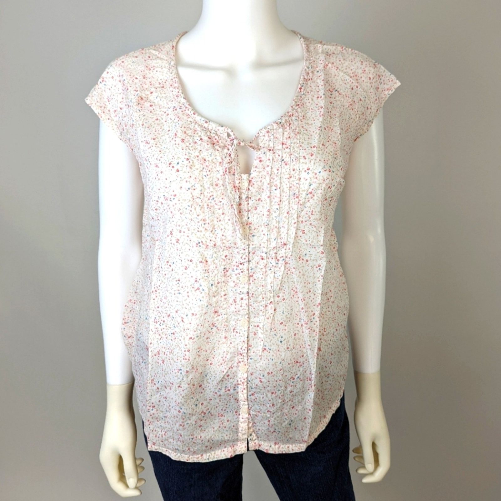Eddie Bauer Eddie Bauer Floral Blouse Size S / US 4 / IT 40 - 2 Thumbnail