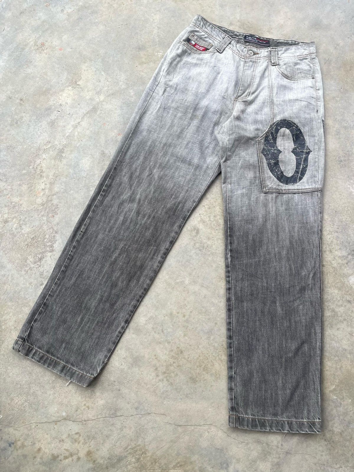 Fubu × JNCO Vintage Y2K Fubu Gradient Dye Jeans Pant Size US 32 / EU 48 - 7 Thumbnail