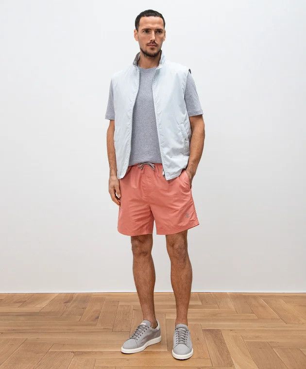 Brunello Cucinelli o1y0526 Vest in Sky Blue Size US XL / EU 56 / 4 - 5 Thumbnail