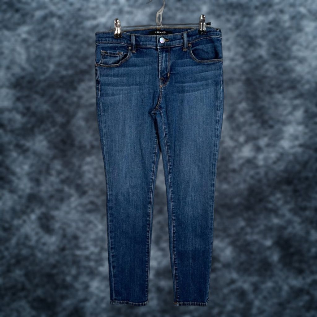VINTAGE J Brand Skinny Jeans Size 28 Womens Medium Wash Denim Low Rise Stretch 2000s