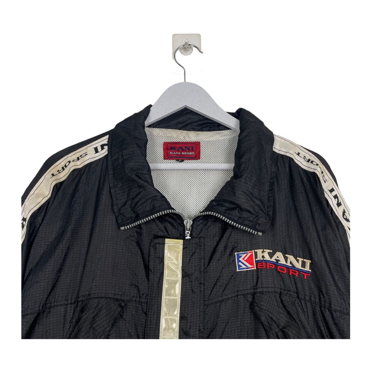 Japanese Brand × Karl Kani × Vintage 💥KARL KANI SPORT SIDETAPE VINTAGE WINDBREAKER Size US XL / EU 56 / 4 - 5 Thumbnail