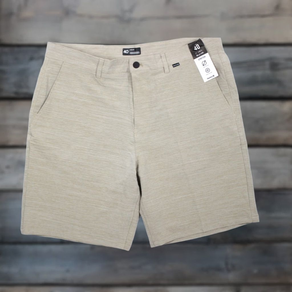 Hurley Hurley Men's Dri Cutback Hybrid 21" Shorts Size 40 Khaki Stretch Size US 40 / EU 56 - 1 Thumbnail