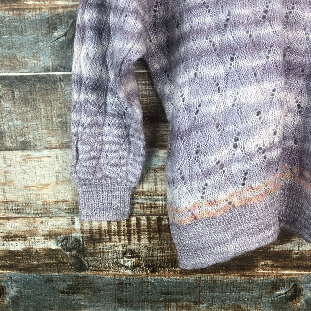 Homespun Knitwear × Japanese Brand Japanese Brand vintage Purple Knitwear #A2277 Size S / US 4 / IT 40 - 13 Thumbnail