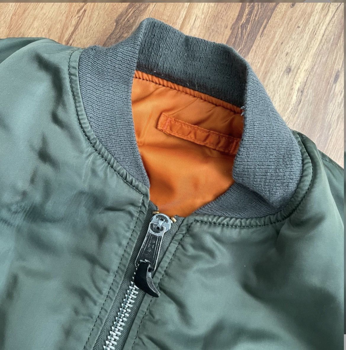 Alpha Industries Vintage Alpha Industries Ma-1 Bomber Jacket Size US M / EU 48-50 / 2 - 2 Thumbnail
