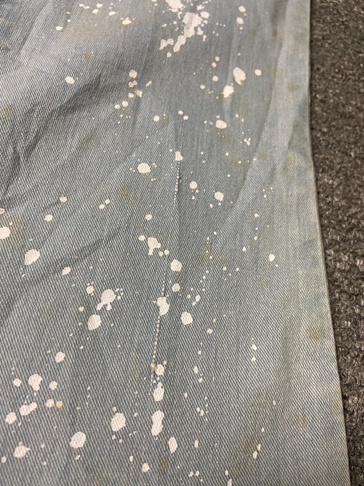 Japanese Brand KALOC x Yonbino Flare Jeans with Paint Splatter (165) Size 28" / US 6 / IT 42 - 11 Thumbnail