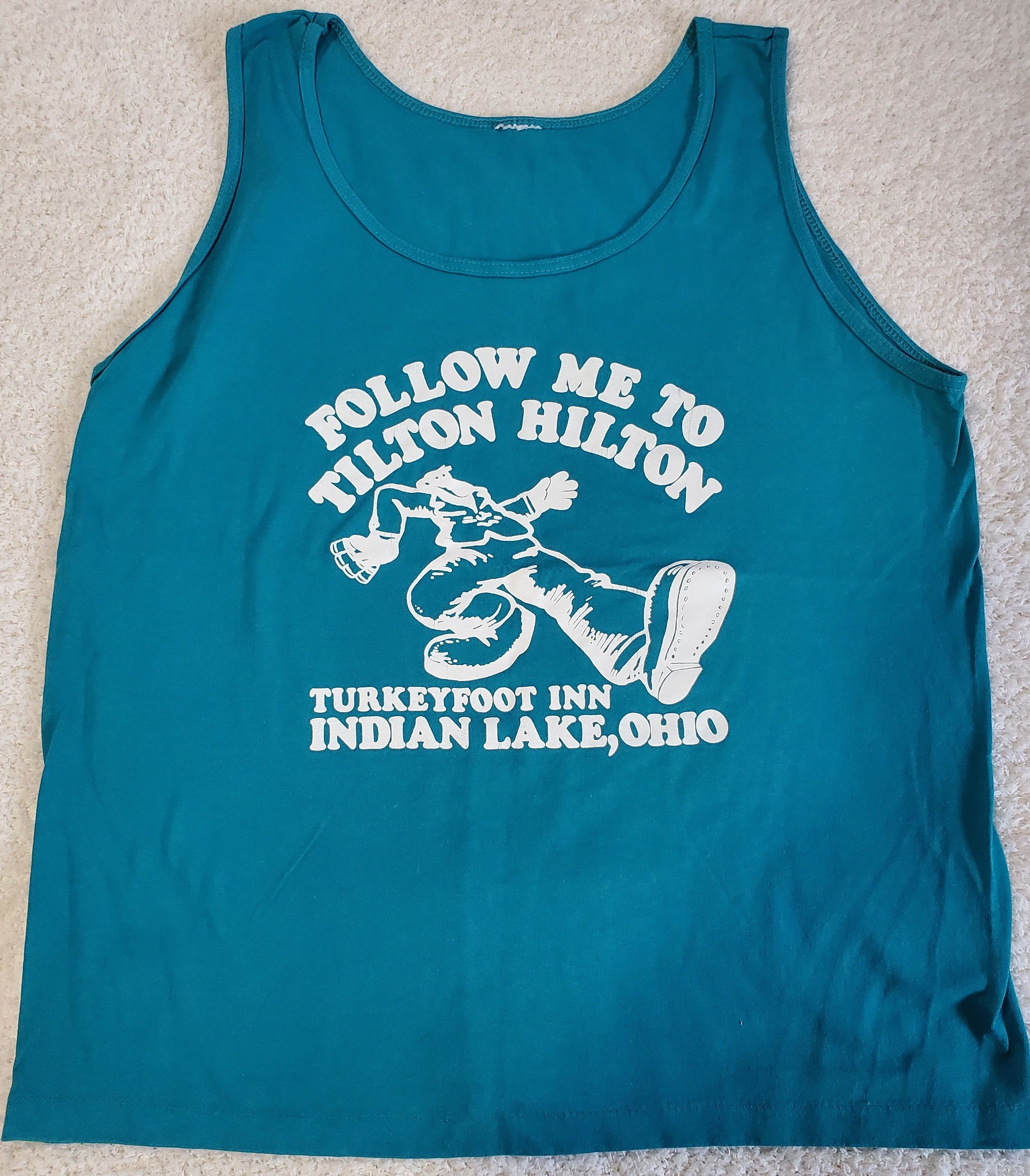 Vintage Indian lake ohio tilton hilton turkeyfoot inn tank vintage Size US L / EU 52-54 / 3 - 1 Thumbnail