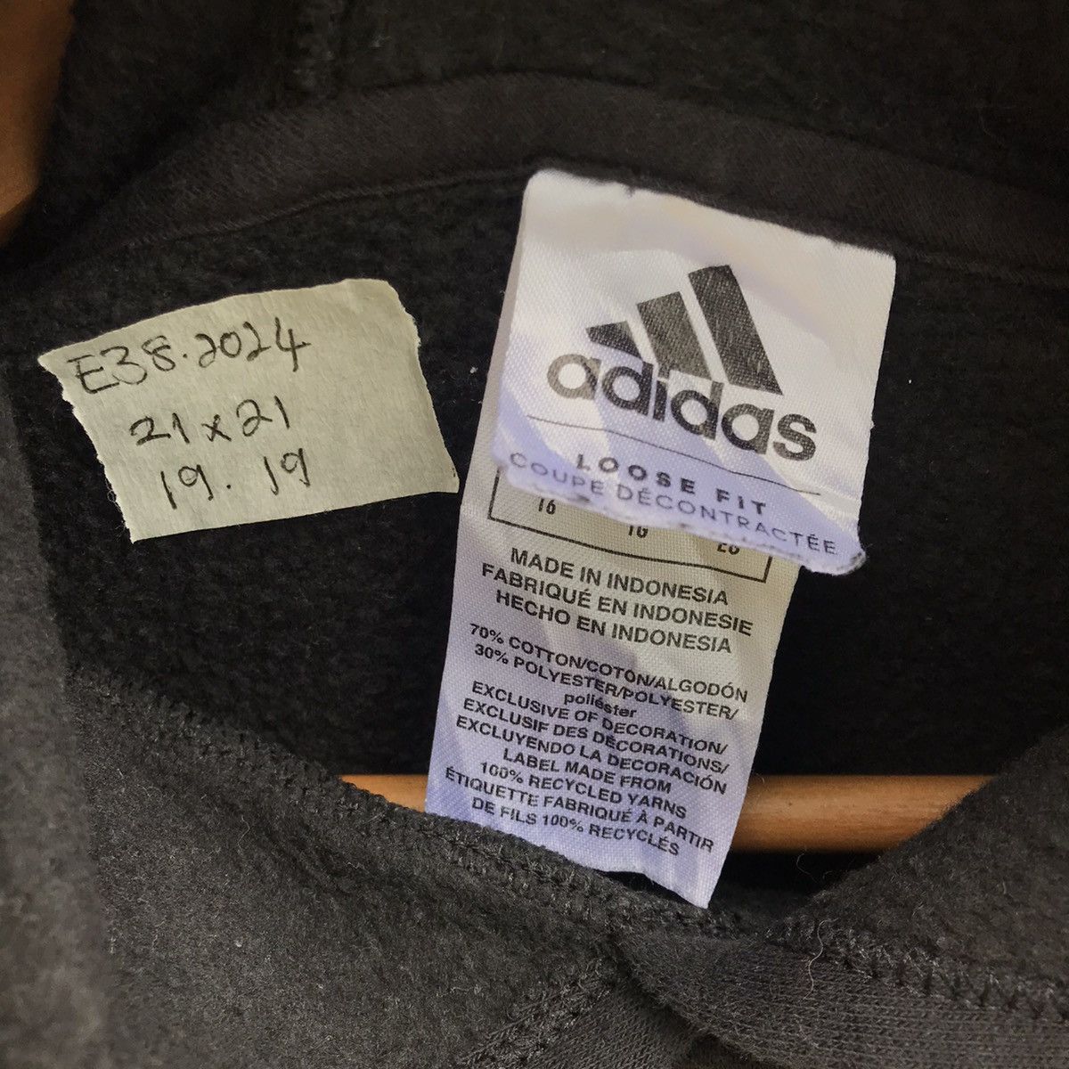 Adidas Adidas 3 Stripes Crop Top Hoodie Size XL / US 12-14 / IT 48-50 - 6 Thumbnail