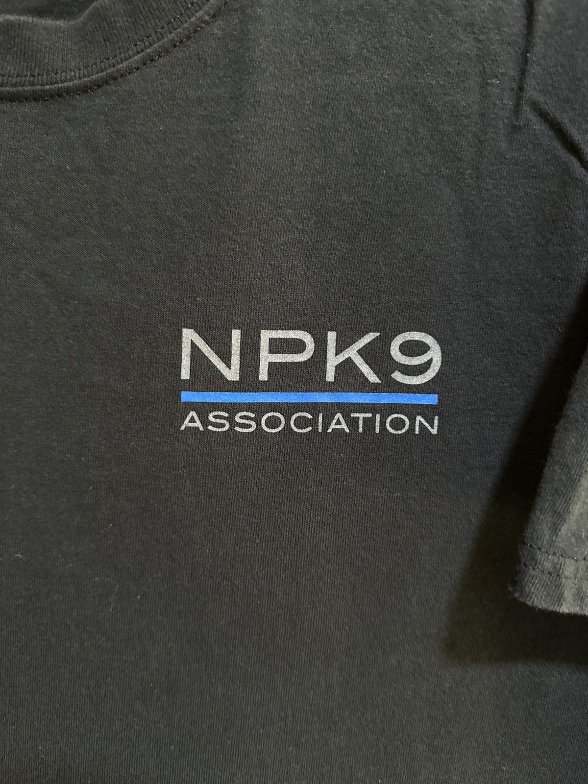 Vintage New Man Police NPK9 Faded Tee Size US M / EU 48-50 / 2 - 3 Thumbnail