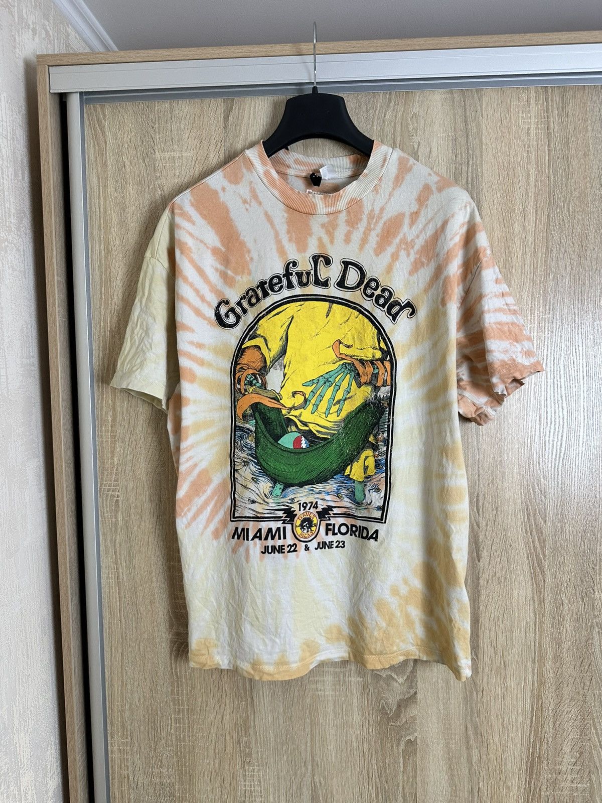 Grateful Dead 🔥 Grateful Dead Tie Dye Rock Band T Shirt Divided Vintage Size US M / EU 48-50 / 2 - 1 Thumbnail