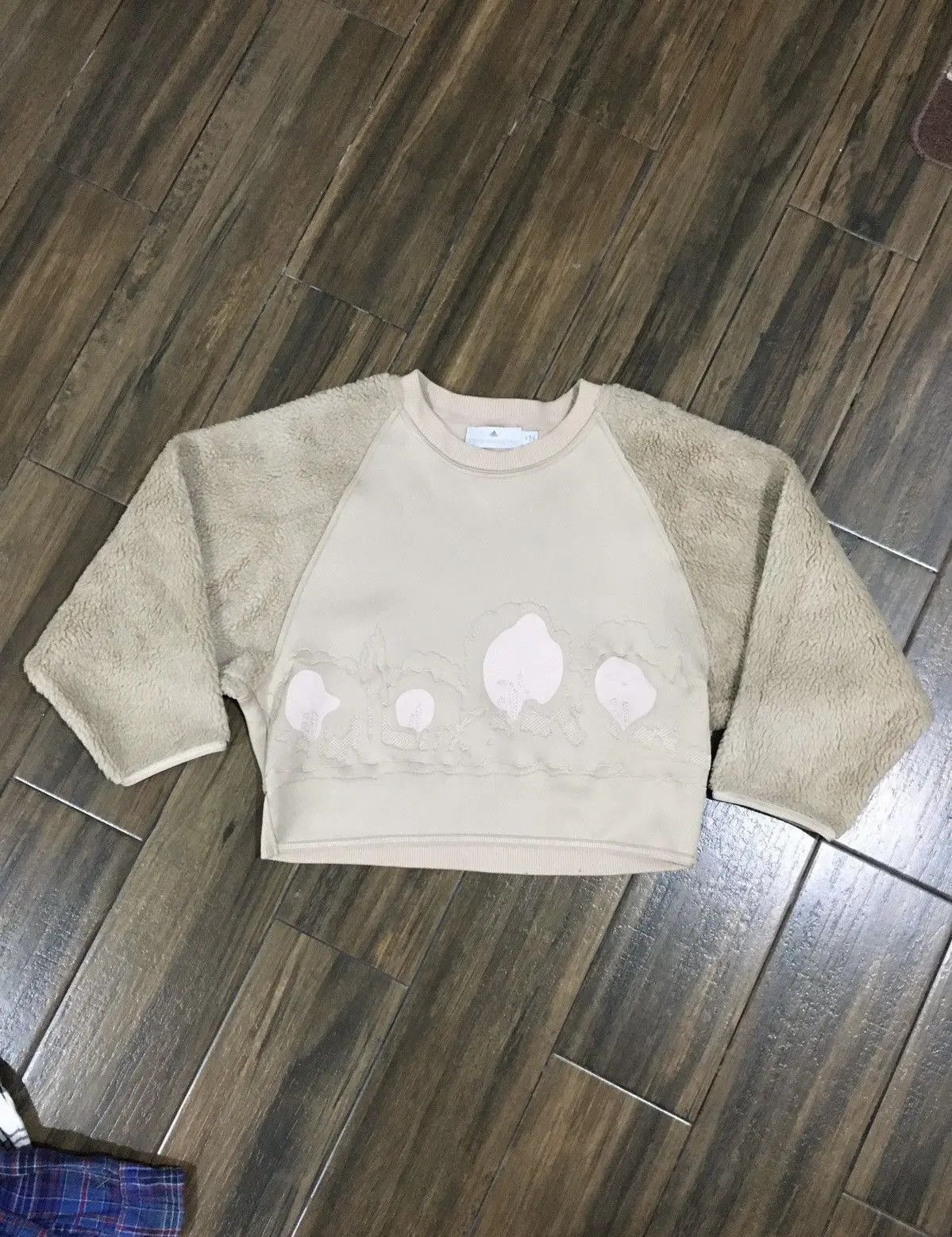 Adidas × Stella McCartney Adidas Cropped Fleece Crew Neck Size US XS / EU 42 / 0 - 2 Thumbnail