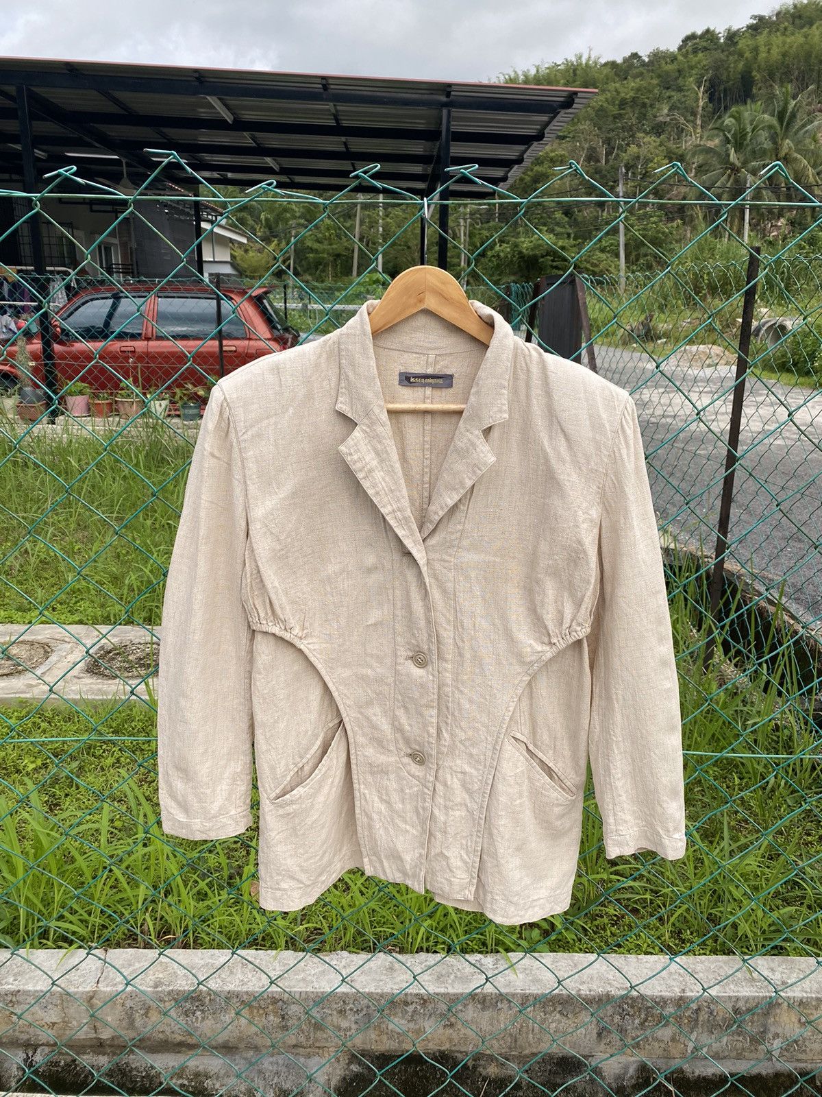 Vintage Issey Miyake Button Up Hem Jacket