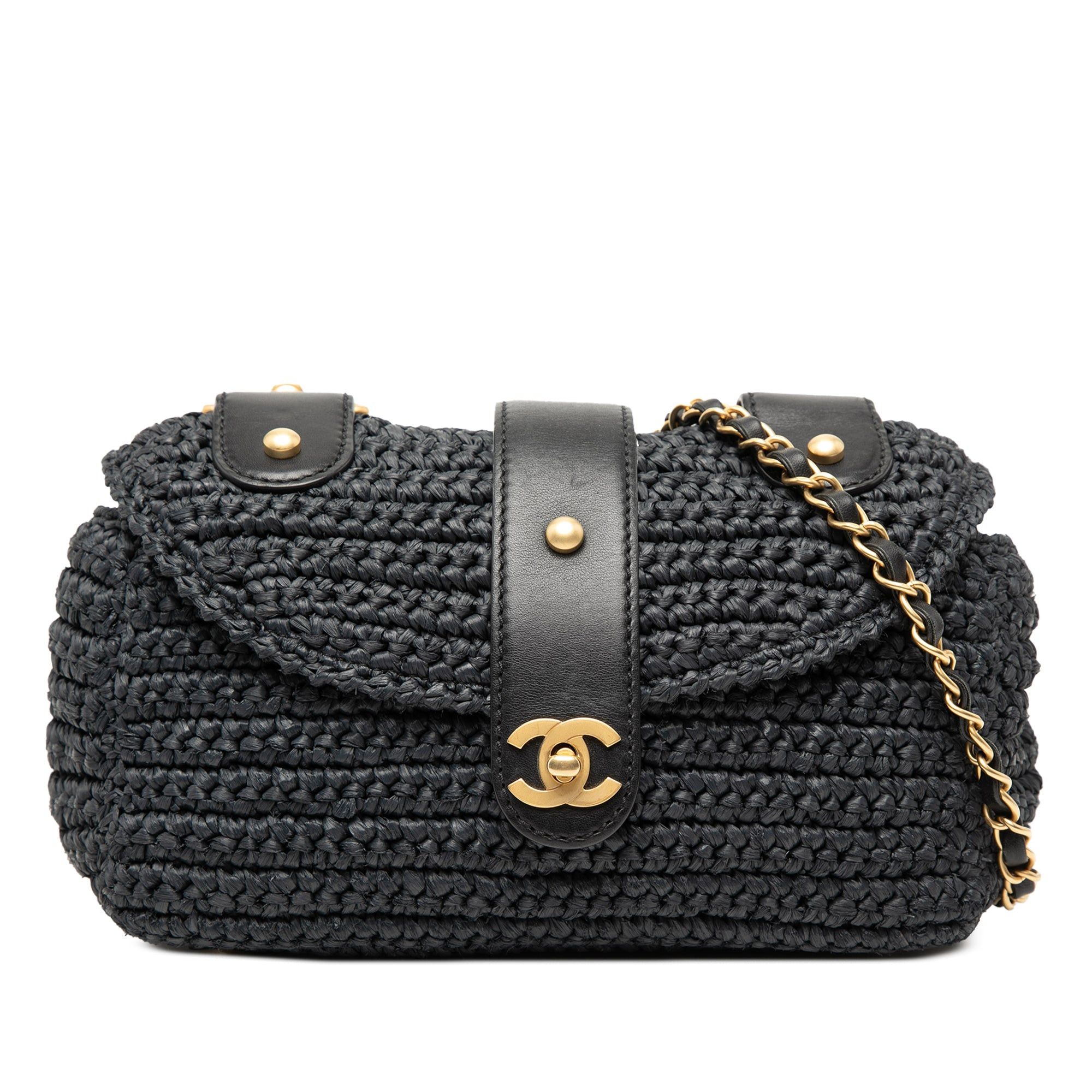 Chanel CC Raffia Crossbody Size ONE SIZE - 1 Thumbnail