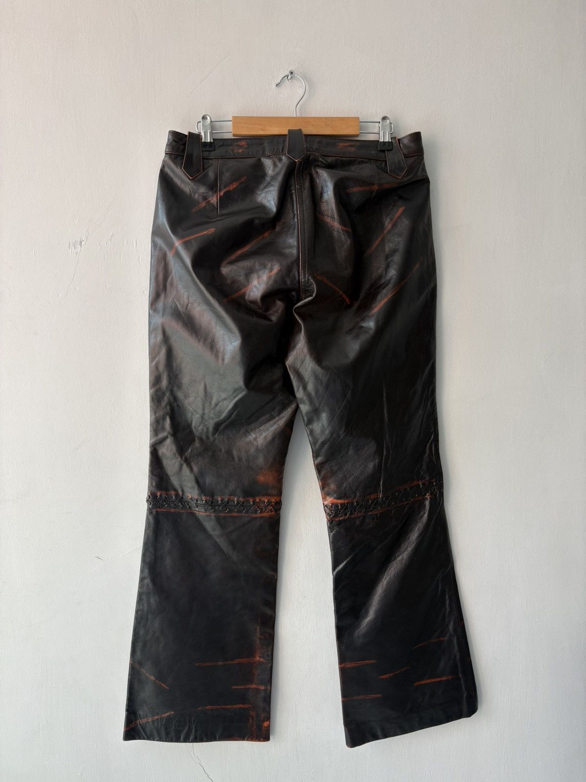Vintage Vintage leather trousers Size 27" / US 4 / IT 40 - 15 Thumbnail