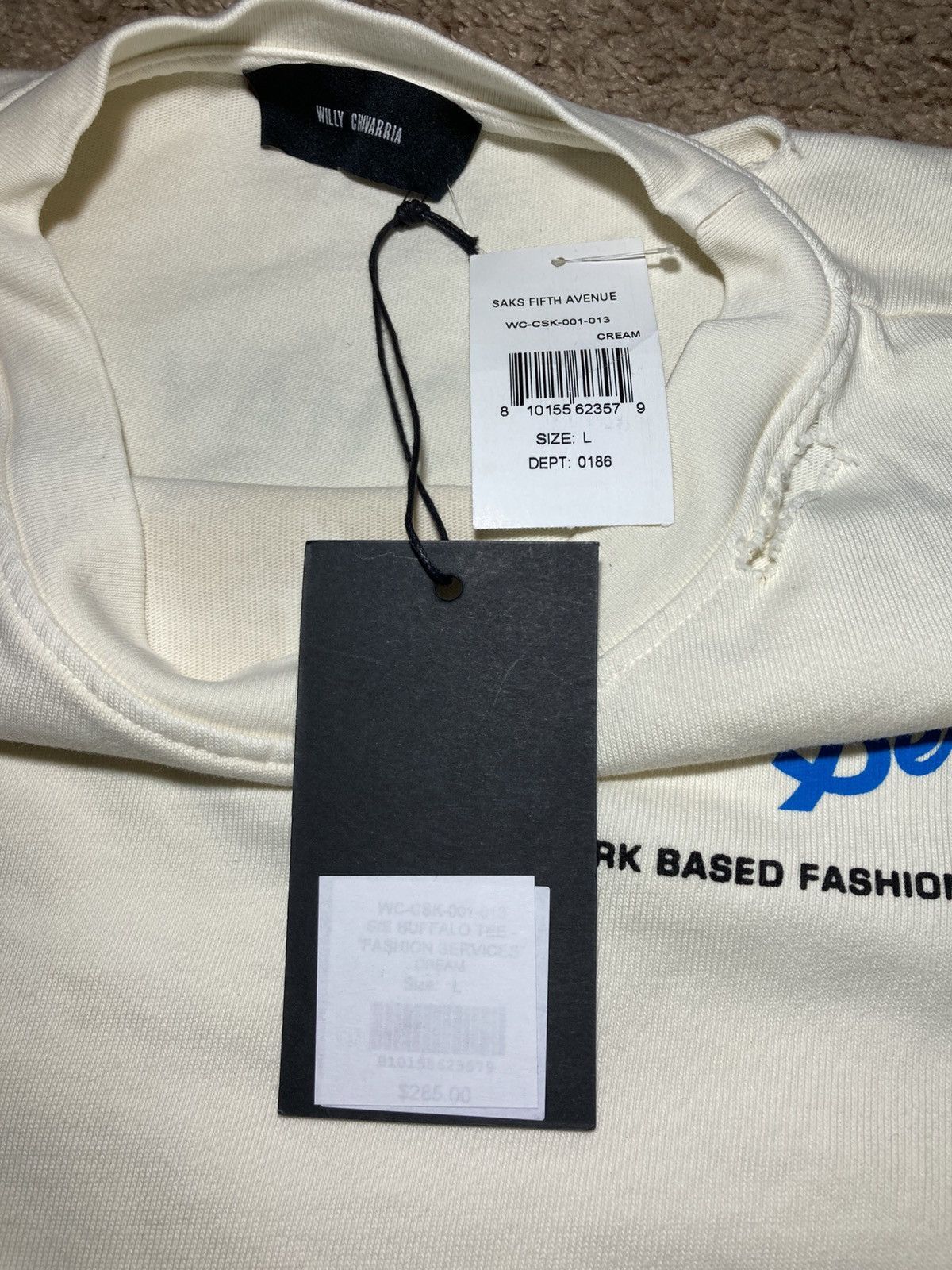 Willy Chavarria New AW24 Willy Chavarria Fashion Services Destroyed 2024 Size US L / EU 52-54 / 3 - 7 Thumbnail