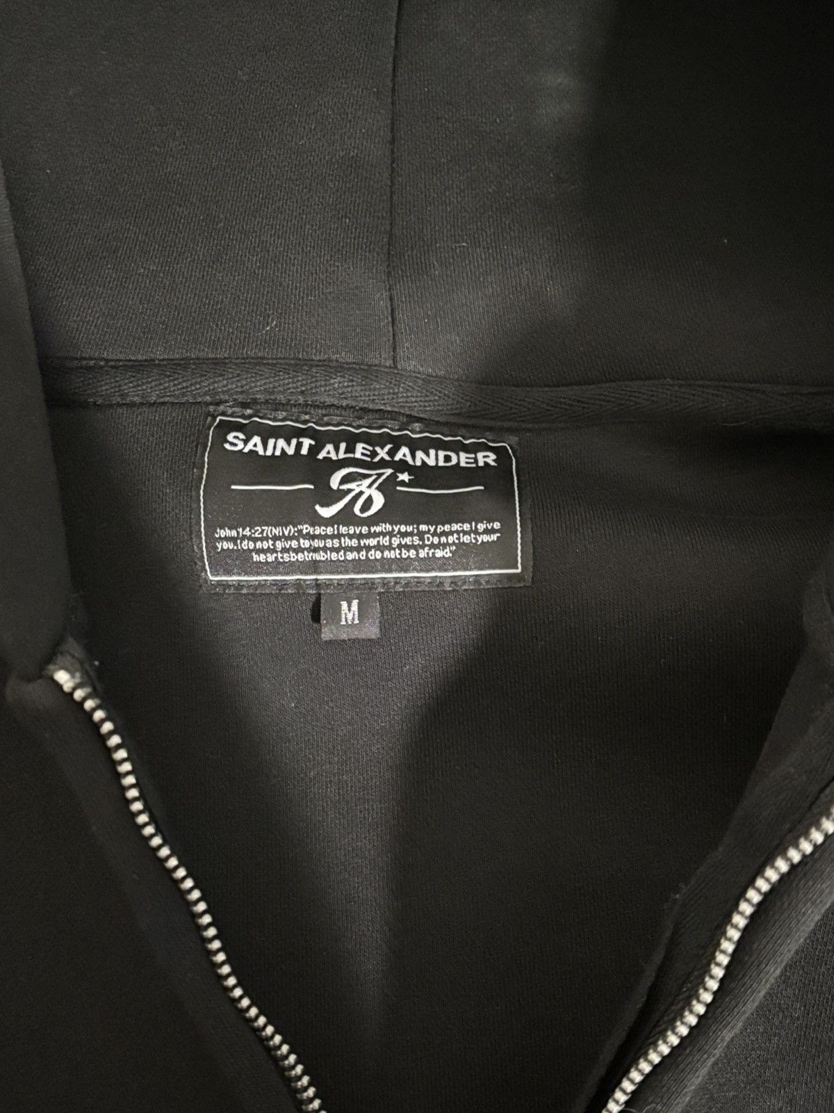 Designer × Other Saint Alexander black zip-up Size US M / EU 48-50 / 2 - 2 Thumbnail