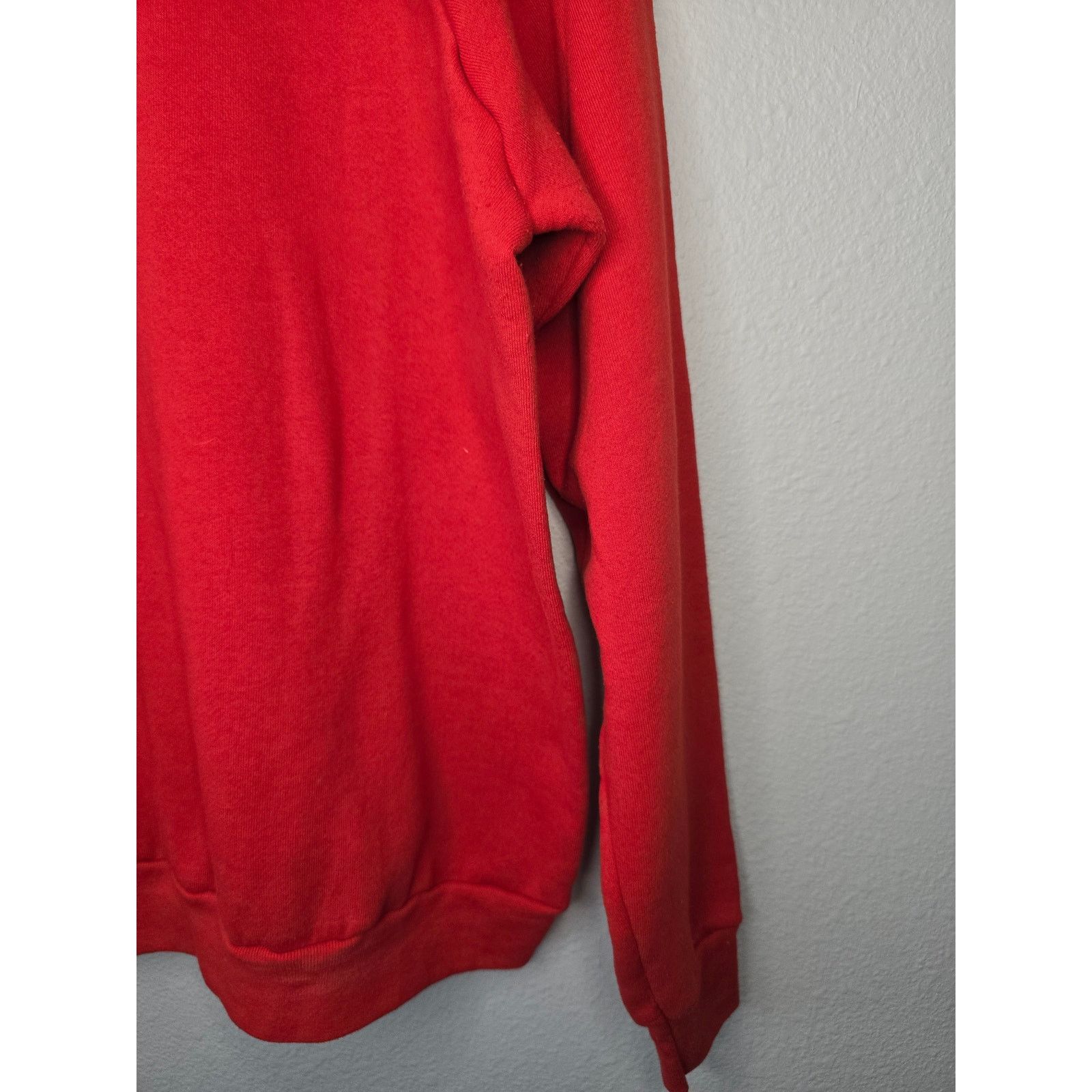 Fruit Of The Loom × Vintage Vintage Blank Red Crewneck Fruit Of The Loom XL Sweatshirt Size US XL / EU 56 / 4 - 6 Thumbnail