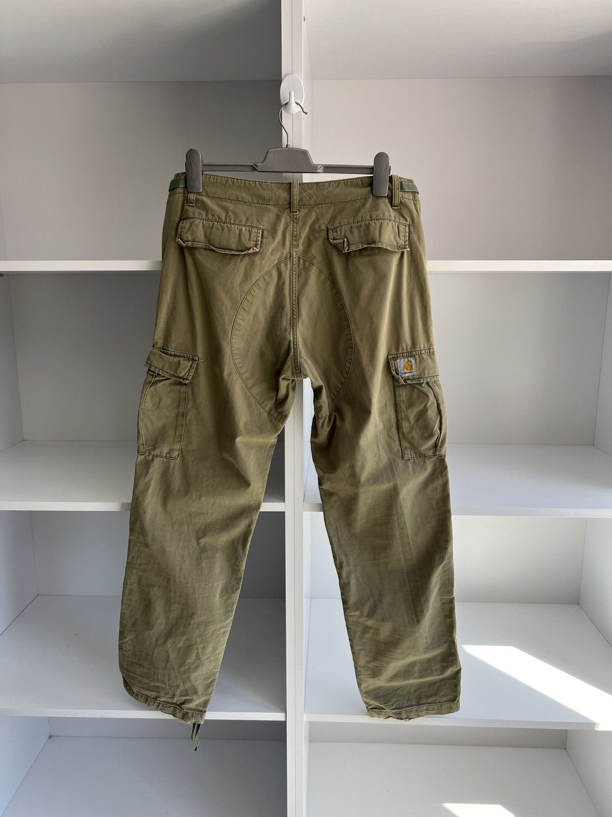 Carhartt × Vintage Vintage Carhartt Cargo Green Pants Size US 33 - 9 Thumbnail