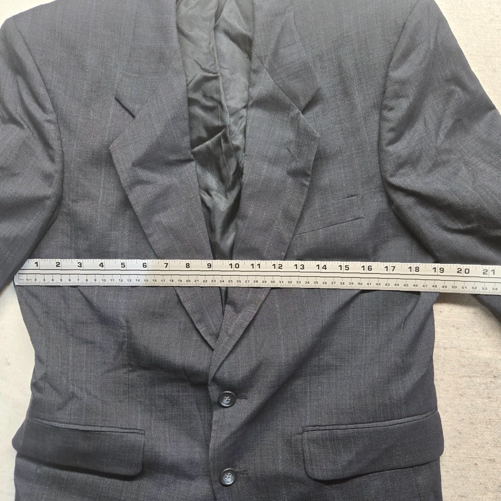 Vintage VINTAGE John Alexander Gray Plaid Blazer Jacket Set with Pants Adult Men's Size 38R Regular Fit Sports Suit Size 38R - 6 Thumbnail