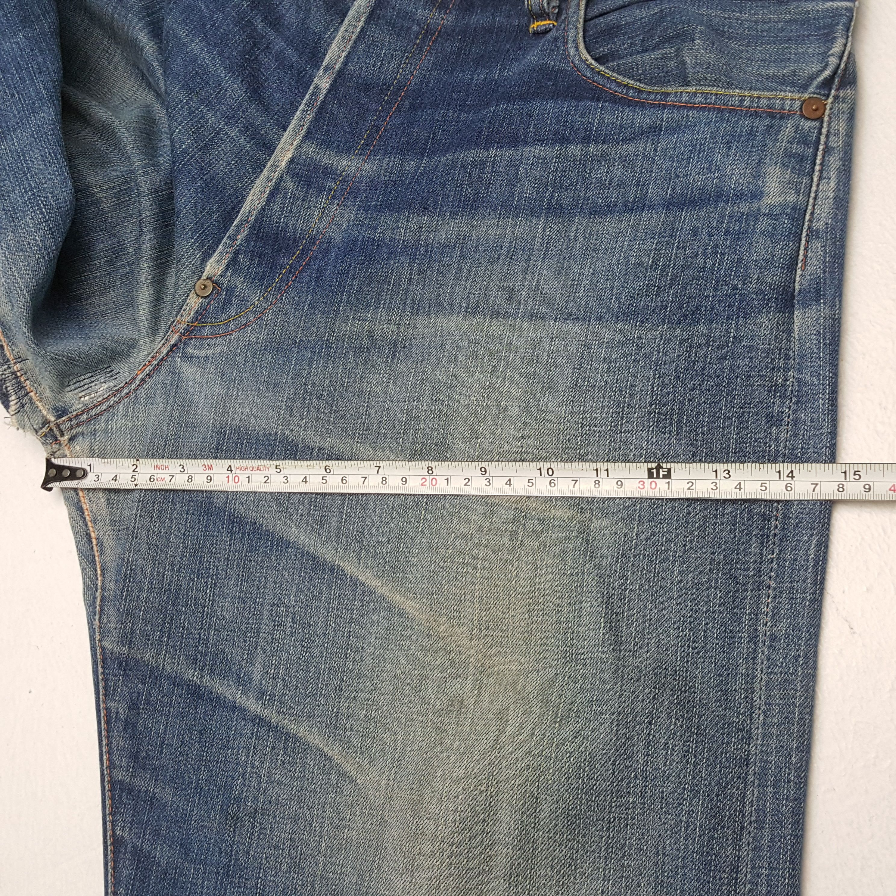 Evisu × Japanese Brand × Vintage EVISU Japanese Brand Streetwear Custom Daicock Jeans Size US 36 / EU 52 - 9 Thumbnail