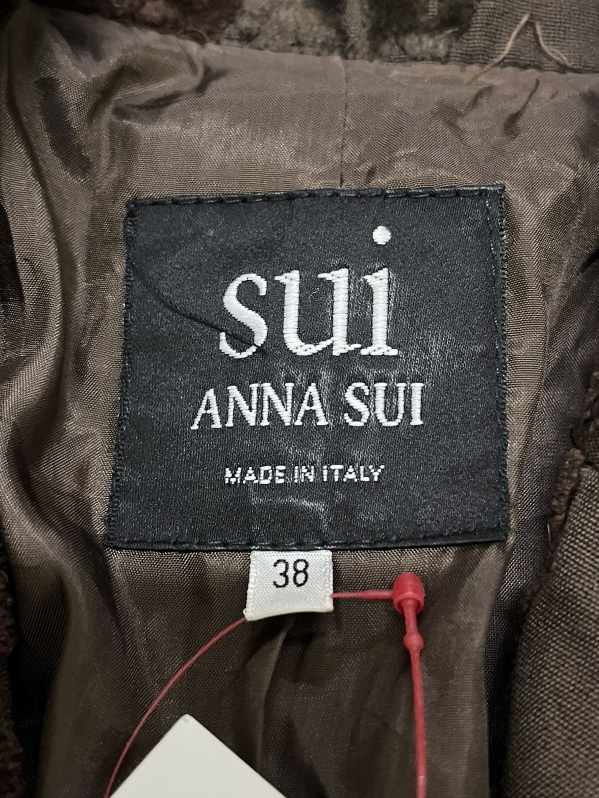 Anna Sui Vintage 80s made in italy anna sui fur jacket Size XS / US 0-2 / IT 36-38 - 7 Thumbnail