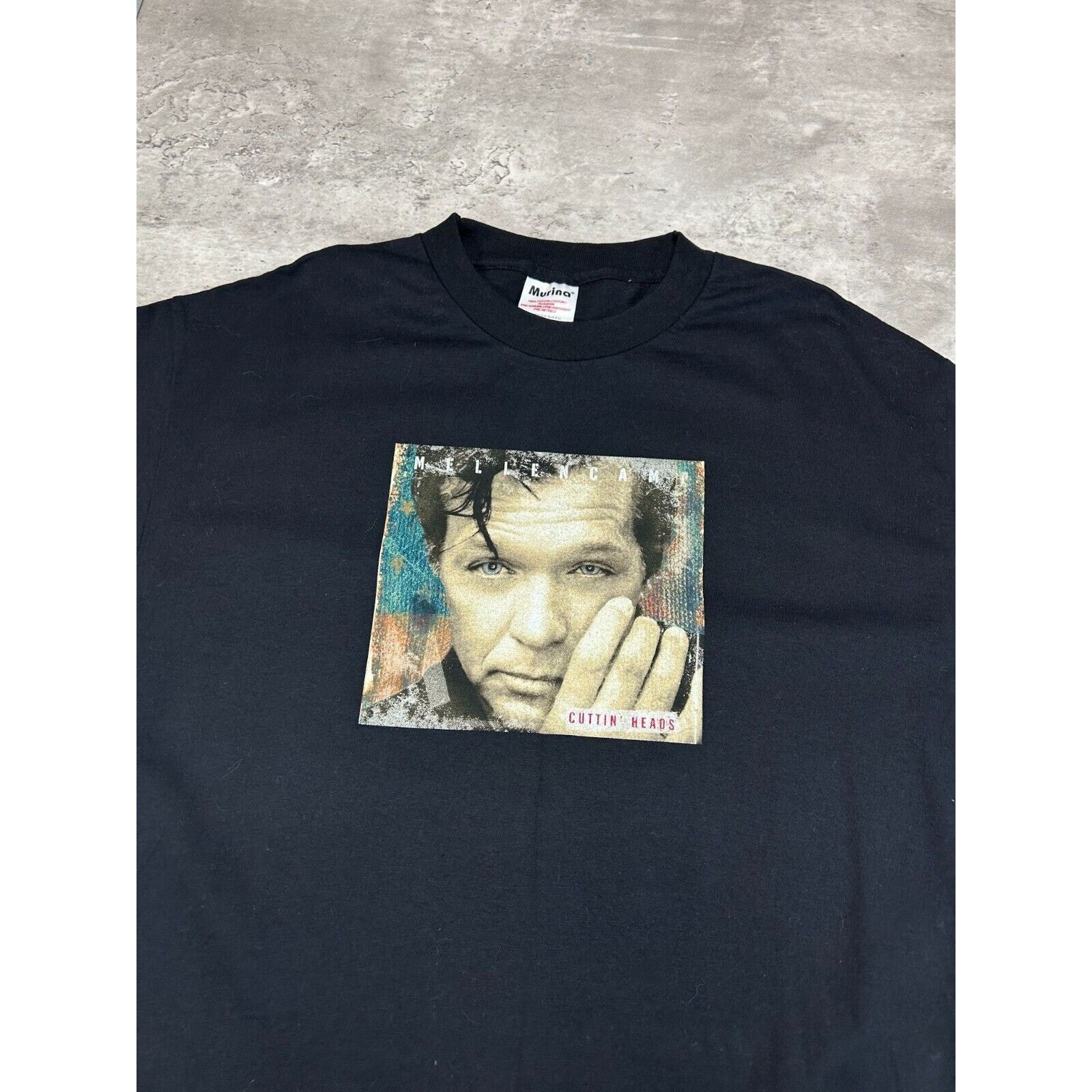 Vintage Vintage 2001 John Mellencamp Cuttin Heads T-Shirt Size Large Size US L / EU 52-54 / 3 - 4 Thumbnail