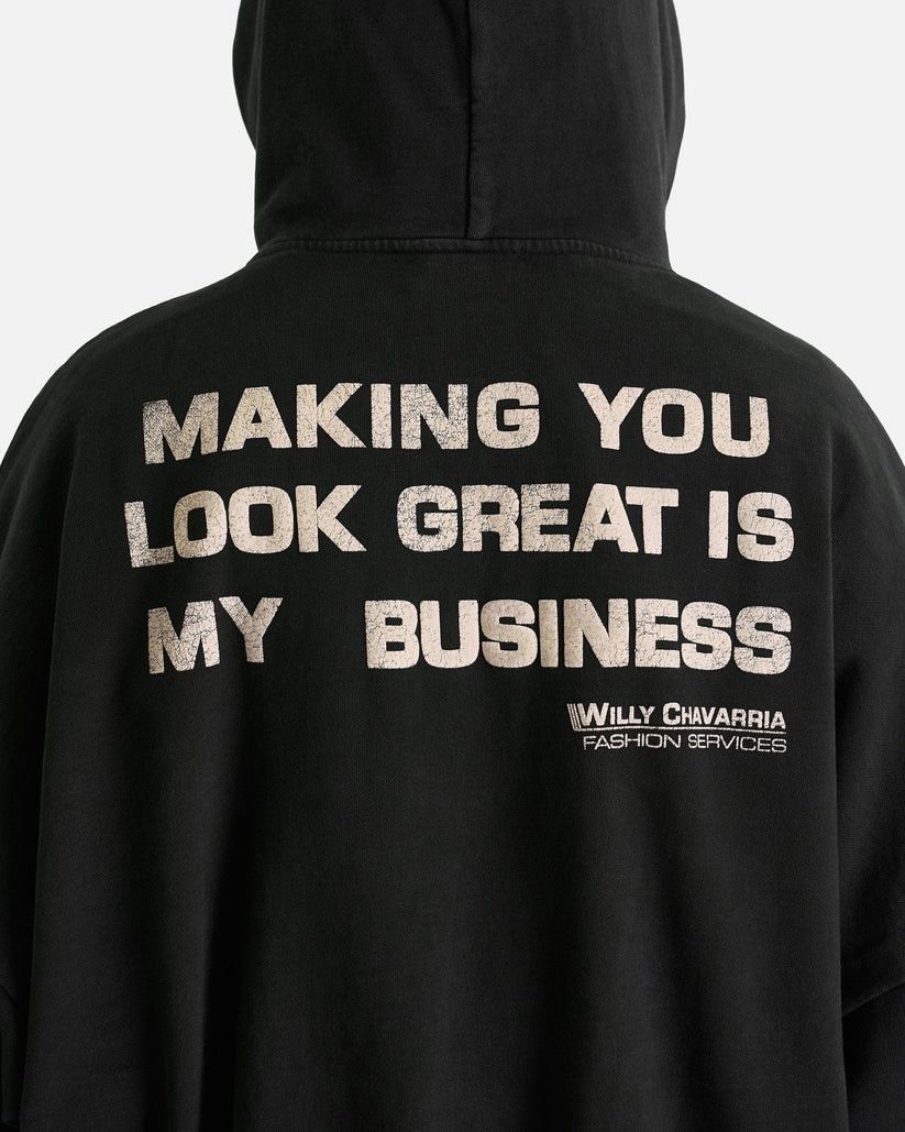 Willy Chavarria o1s1v1r1oon0825 Hoodie in Black Size US M / EU 48-50 / 2 - 8 Thumbnail