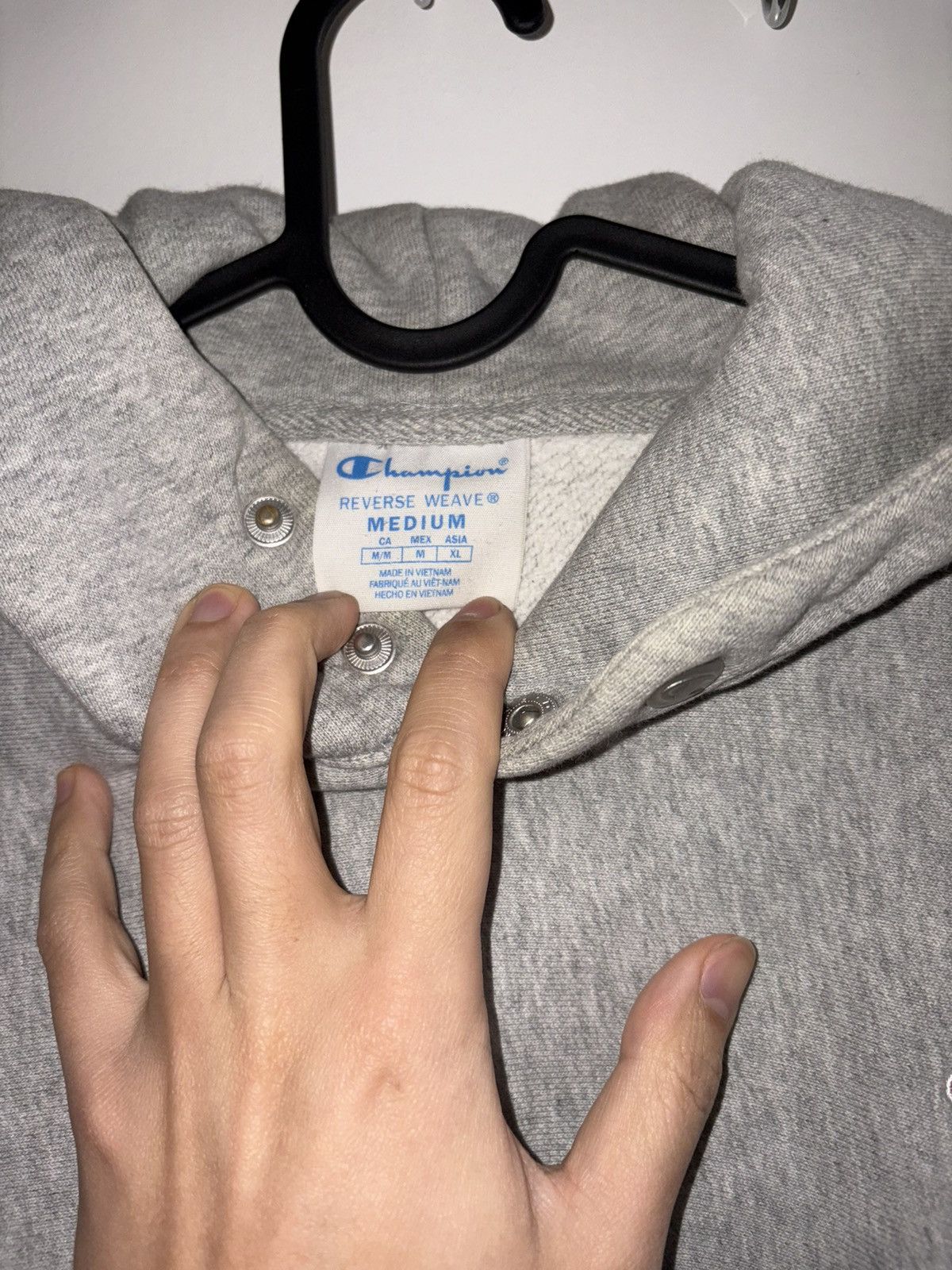 Champion Champion Hoodie Buttons Grey Size US M / EU 48-50 / 2 - 4 Thumbnail