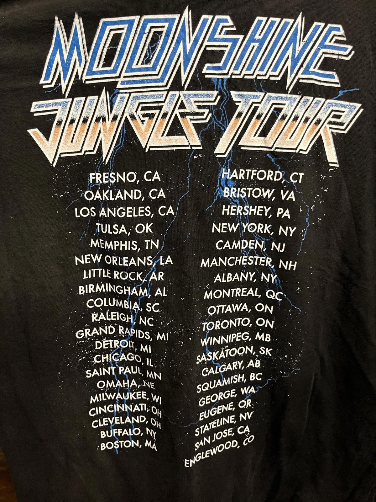 Designer Bruno Mars T-shirt Jungle Tour - Lightning Tee - S Size US S / EU 44-46 / 1 - 6 Thumbnail