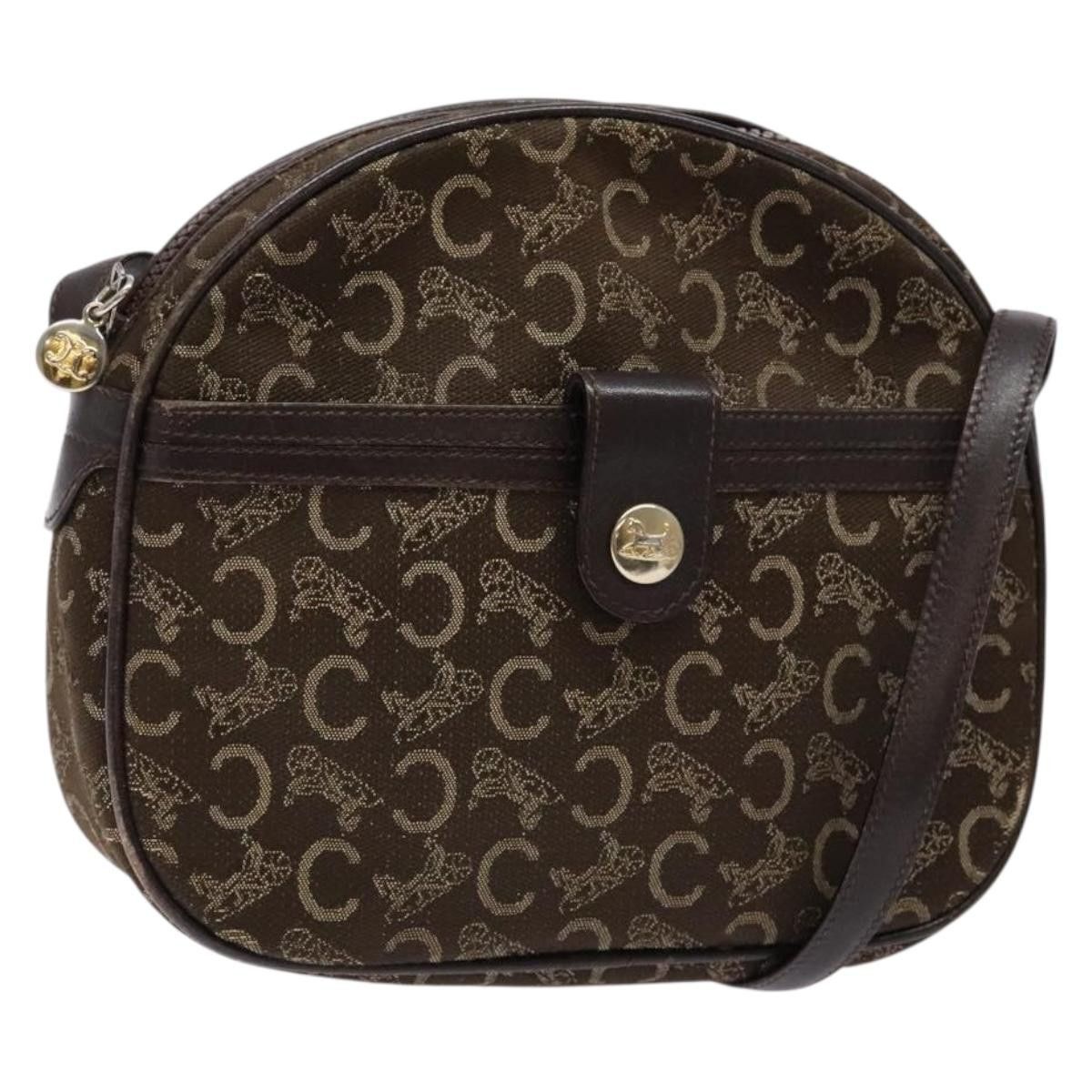 Celine CELINE C Sulky Shoulder Bag Canvas Brown Size ONE SIZE - 1 Thumbnail