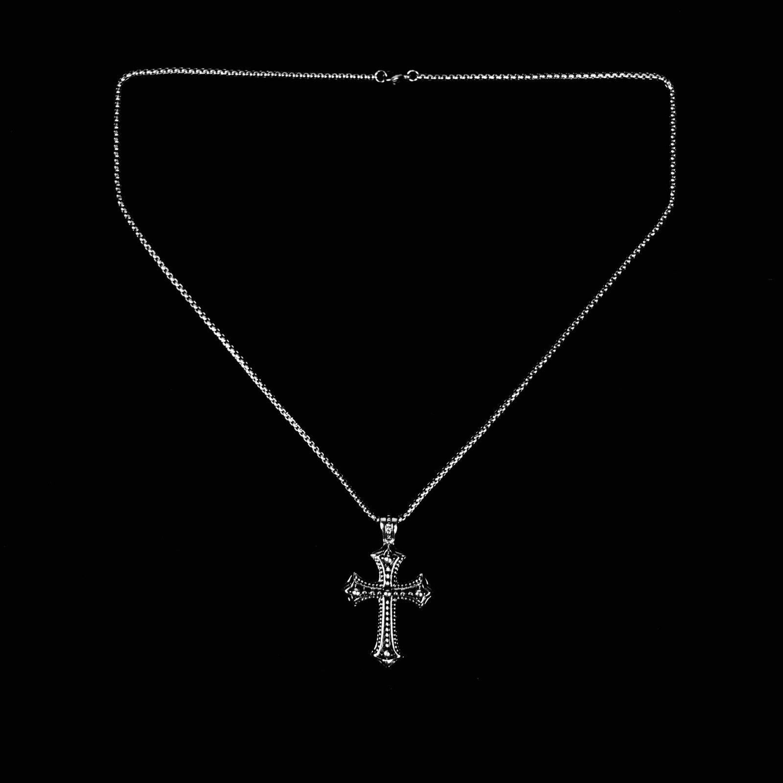 Jewelry Cross Punk Necklace Chain Size ONE SIZE - 5 Thumbnail