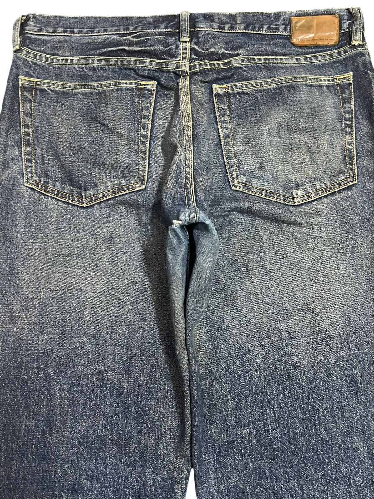 Gap Vintage Y2K Gap Blue Mud Faded Wash Straight Leg Fits Jeans Size US 36 / EU 52 - 5 Thumbnail