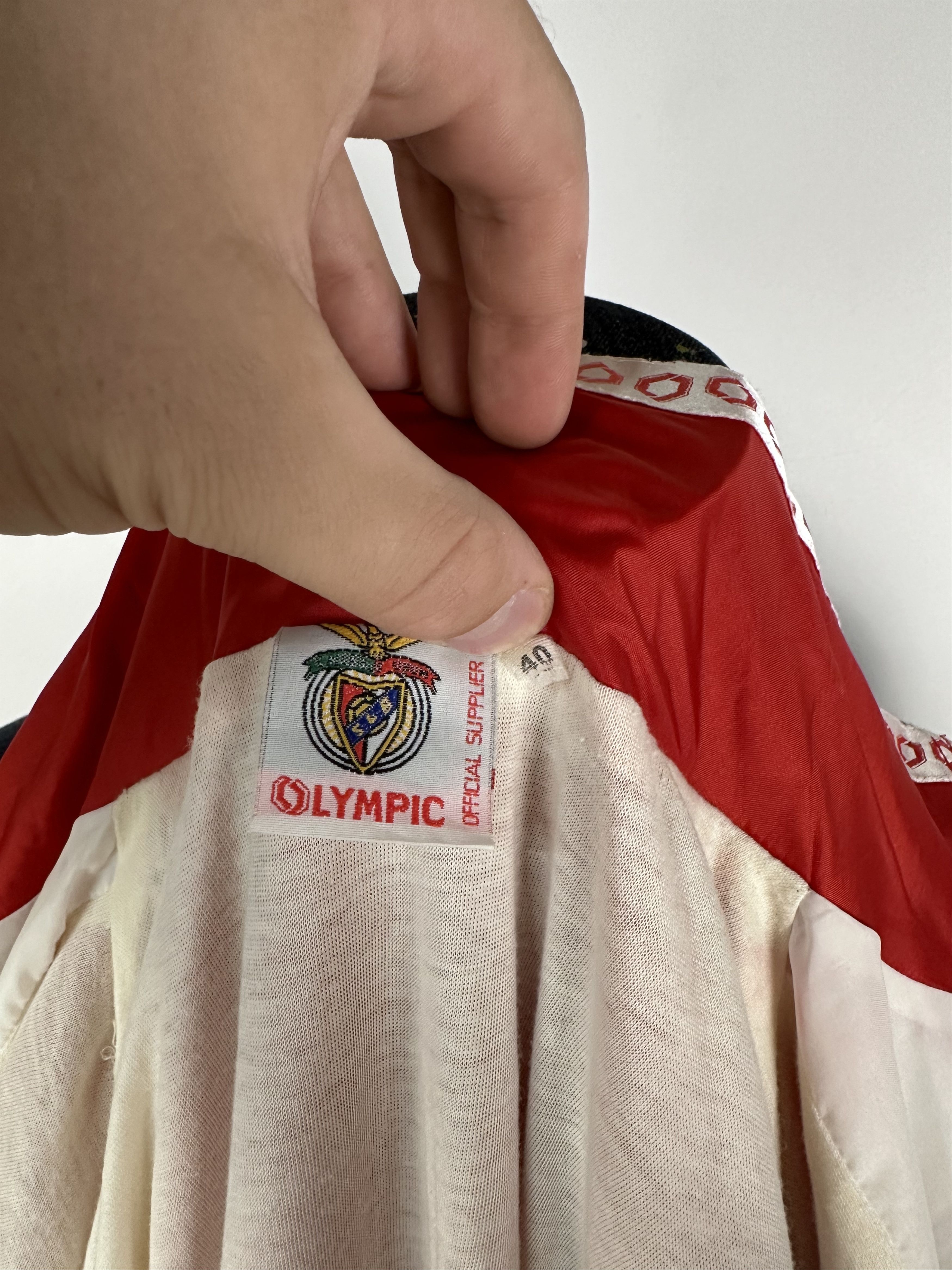 Vintage SL BENFICA PORTUGAL Football Soccer Tarck Suit 1994 Olympic Size US L / EU 52-54 / 3 - 14 Thumbnail