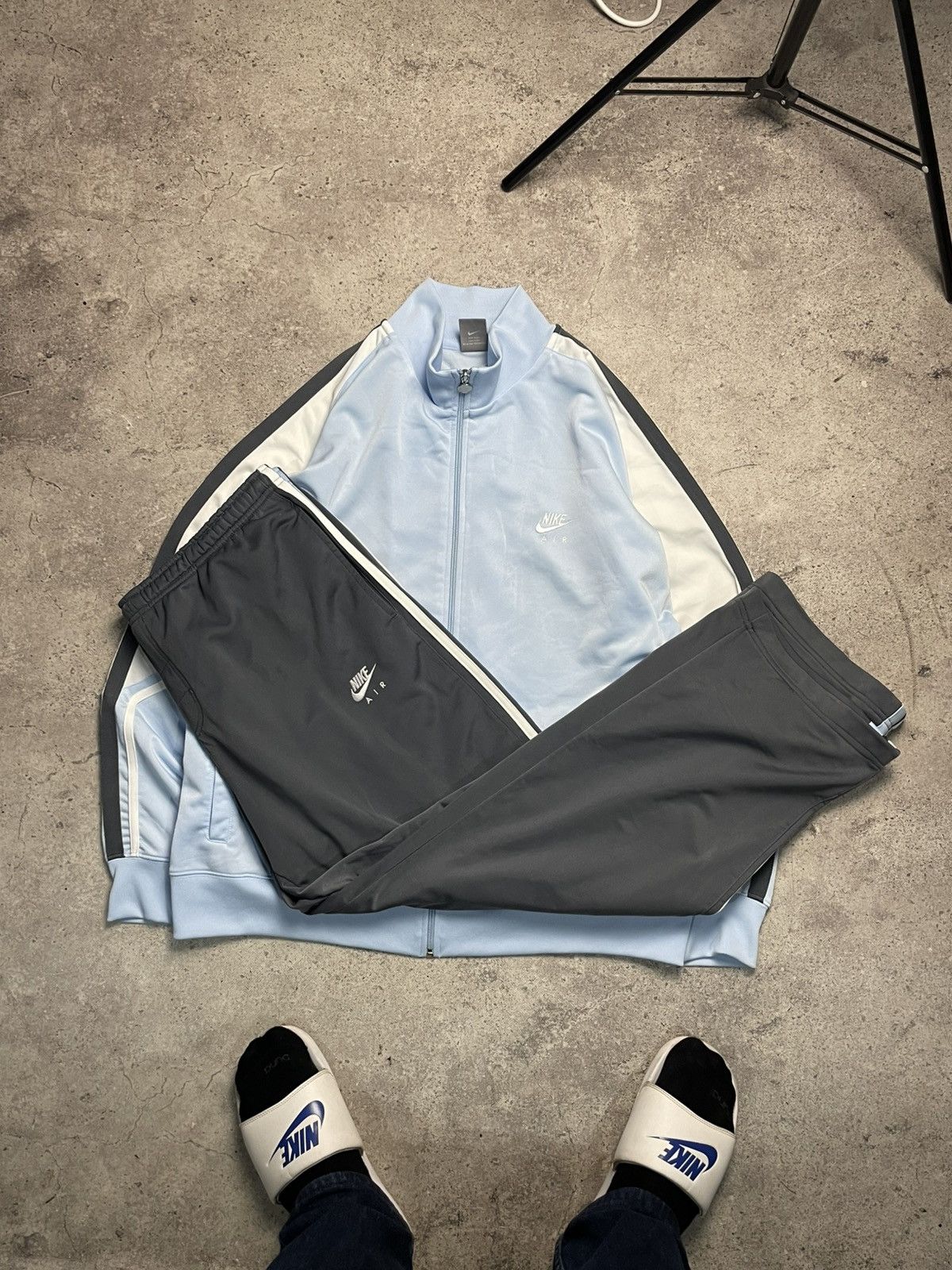 Nike 00s Vintage Nike Track Suit Drill Size US 38 / EU 54 - 1 Thumbnail