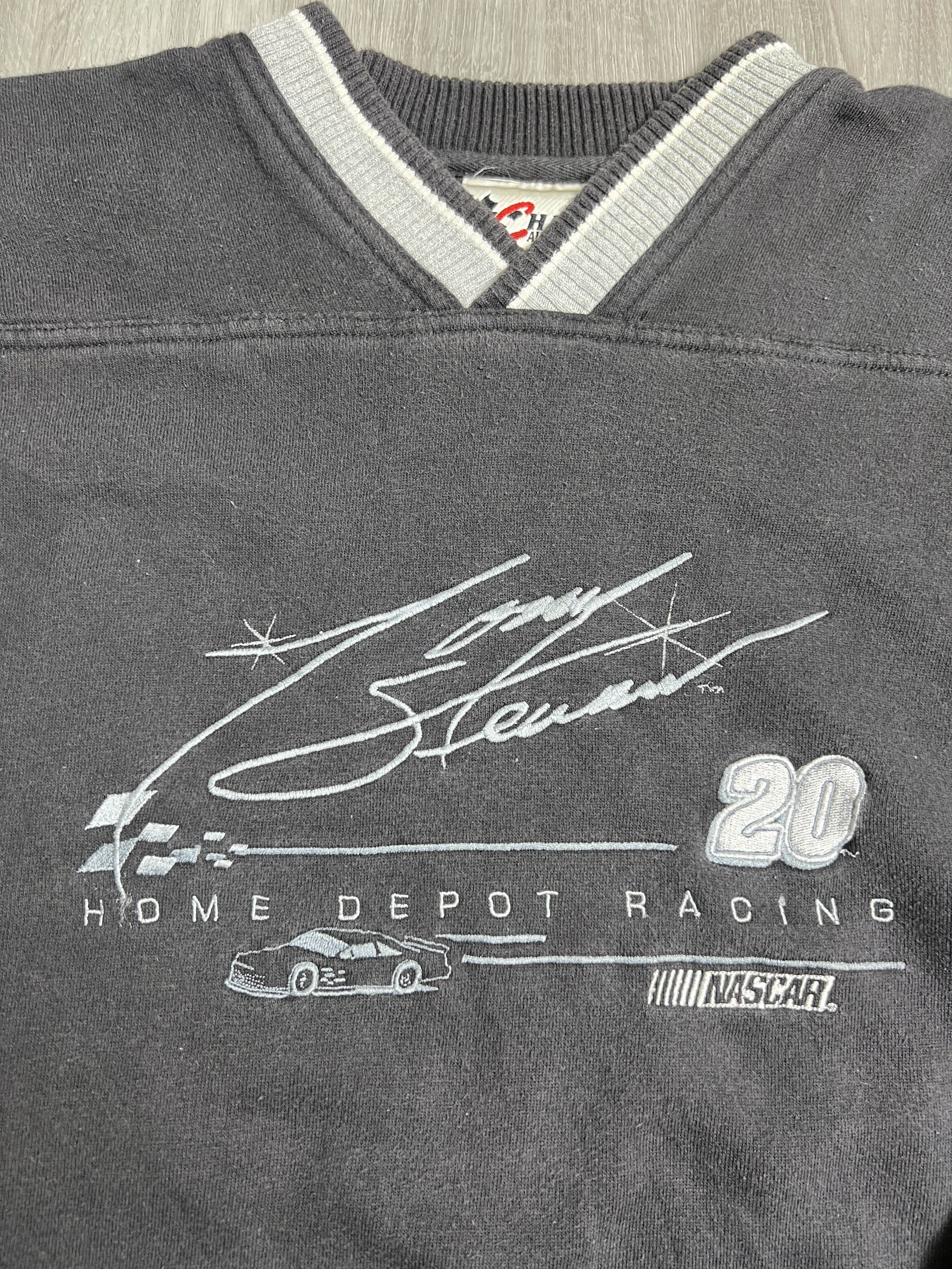 NASCAR VTG NASCAR Tony Stewart Embroidery Sweatshirt (XXL) JKA155 Size US XXL / EU 58 / 5 - 2 Thumbnail