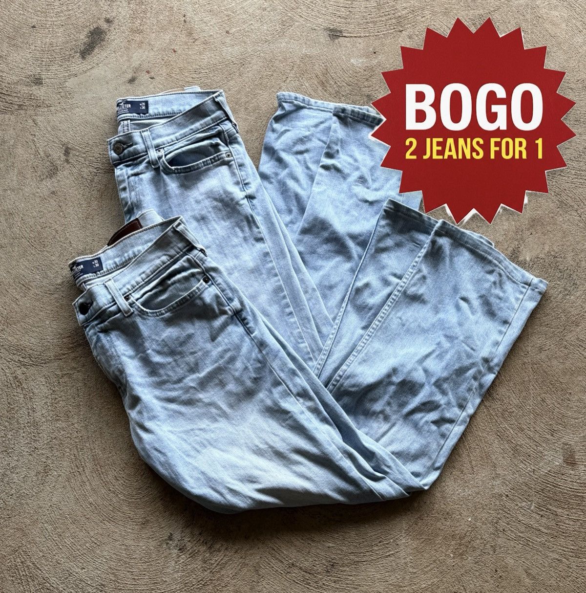 Hollister Blue Jeans Size US 30 / EU 46 - 1 Thumbnail