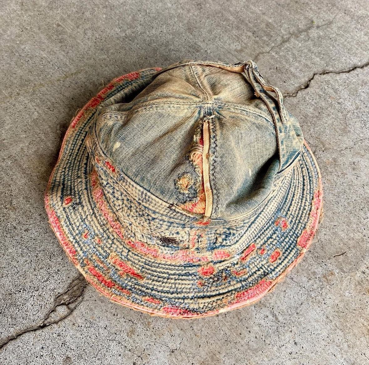 Kapital Kountry Kountry Crash Boro Old Man and the sea bucket hat cap Size ONE SIZE - 3 Thumbnail