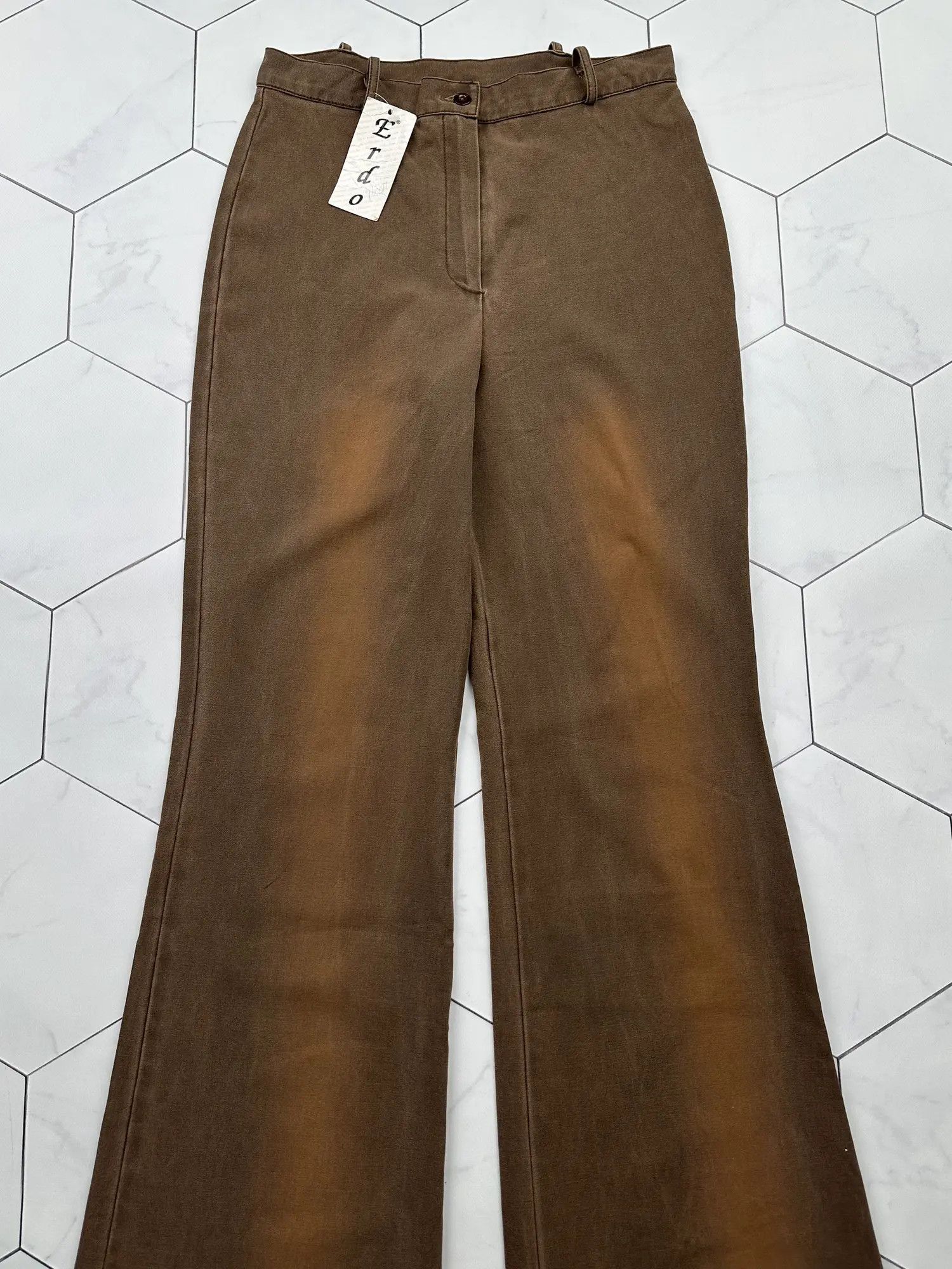 Japanese Brand Vintage Faded Flare Pants (B417)E2 Size 27" / US 4 / IT 40 - 2 Thumbnail