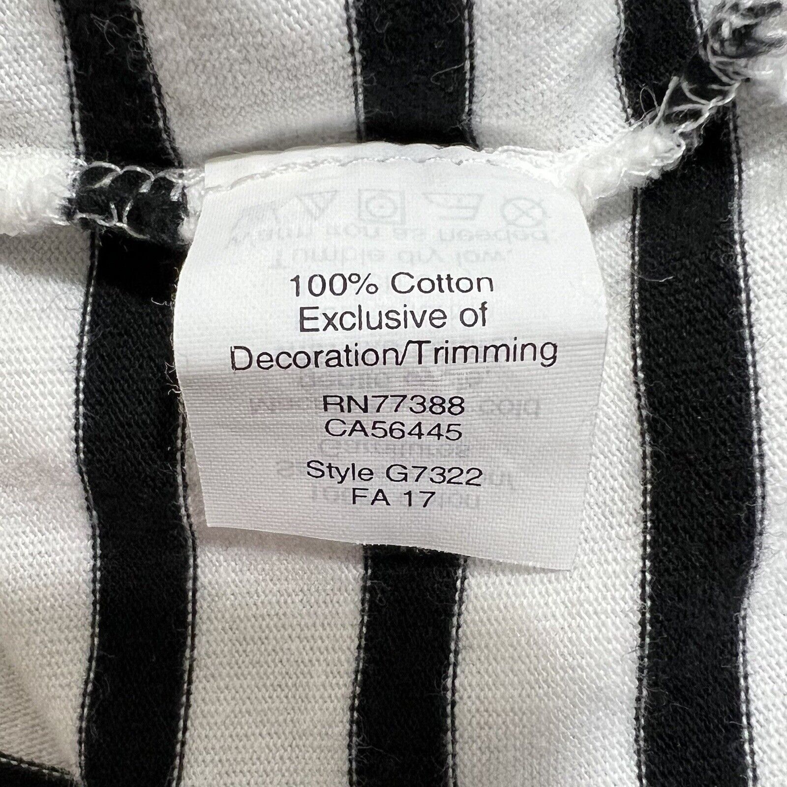 J.Crew J. Crew Embroidered Floral Top Black White Striped Size M / US 6-8 / IT 42-44 - 12 Thumbnail