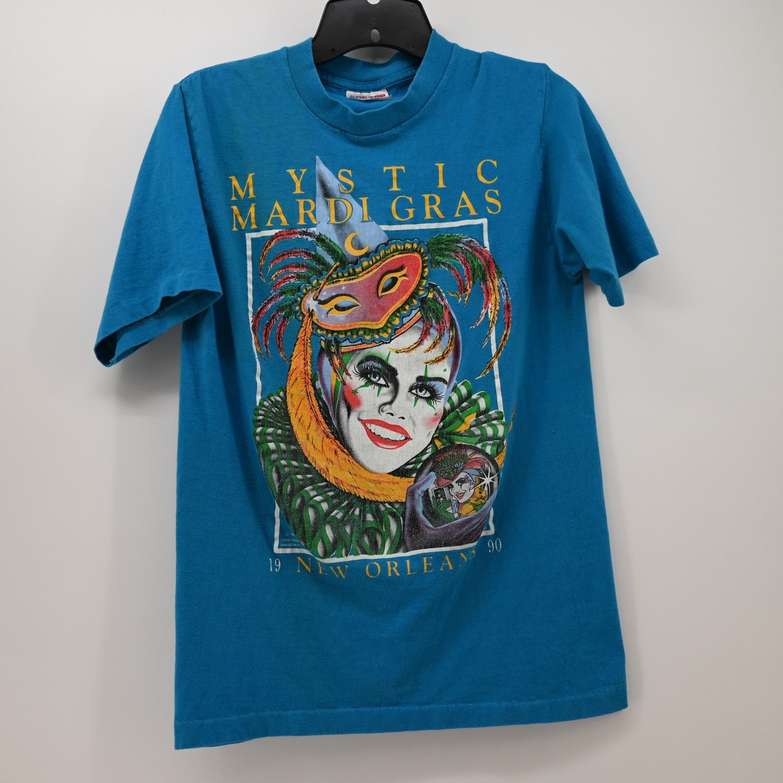 Vintage Vintage Marti Grass New Orleans S Blue Tshirt Single Stitch Size US S / EU 44-46 / 1 - 15 Thumbnail