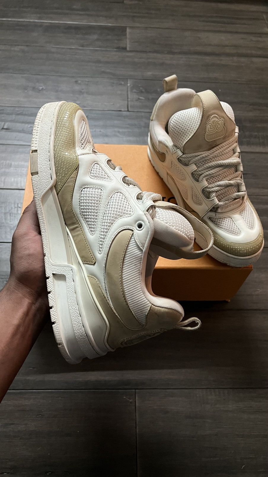 Louis Vuitton Louis Vuitton Beige Skates Size US 9 / EU 42 - 3 Thumbnail