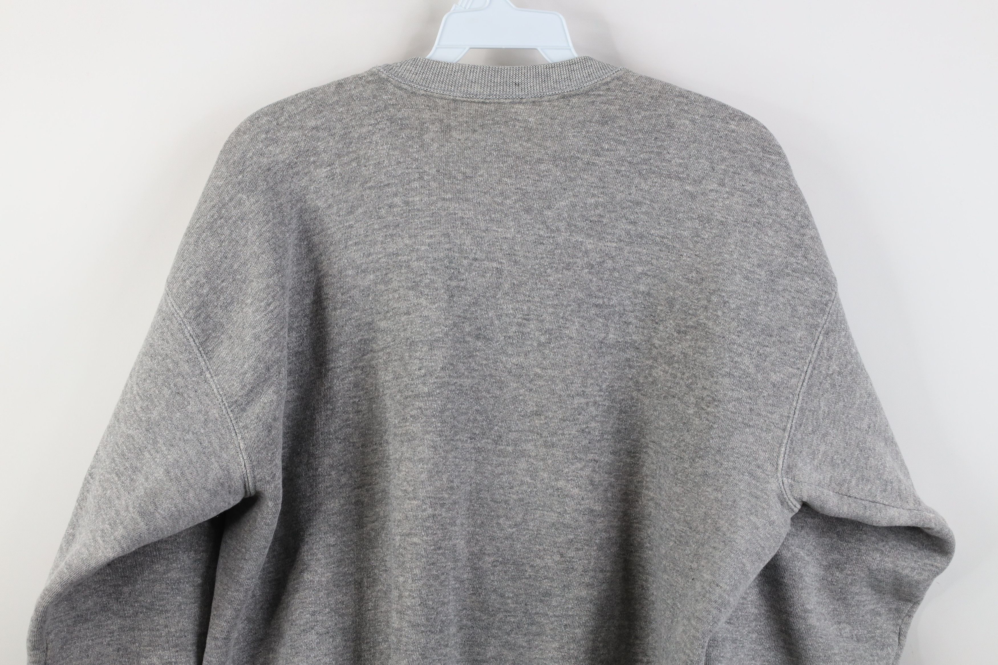 Vintage Vintage 70s Streetwear Crewneck Sweatshirt Heather Gray USA Size US XL / EU 56 / 4 - 12 Thumbnail