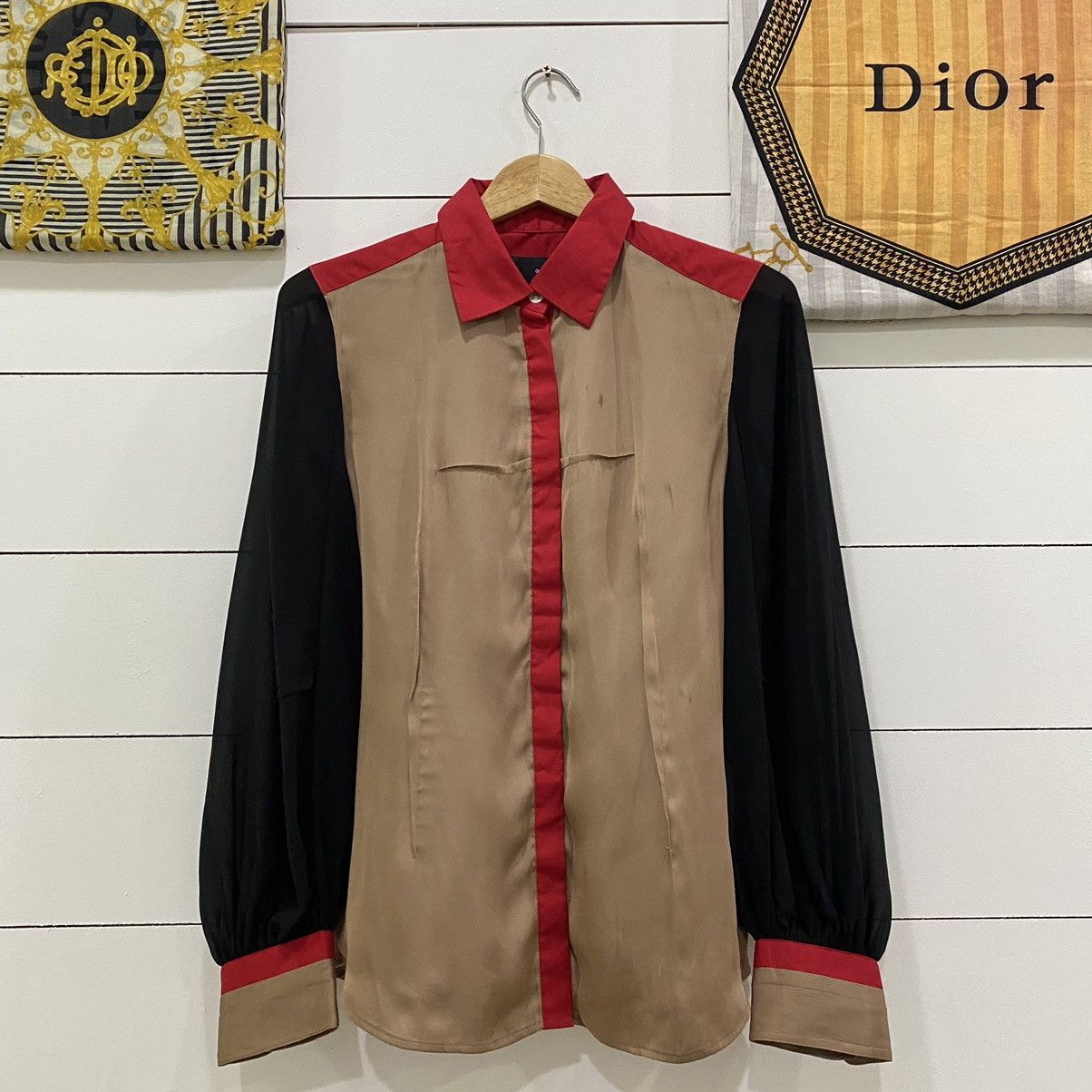 GU GU x Undercover Womens Combination Blouse Size US L / EU 52-54 / 3 - 1 Thumbnail
