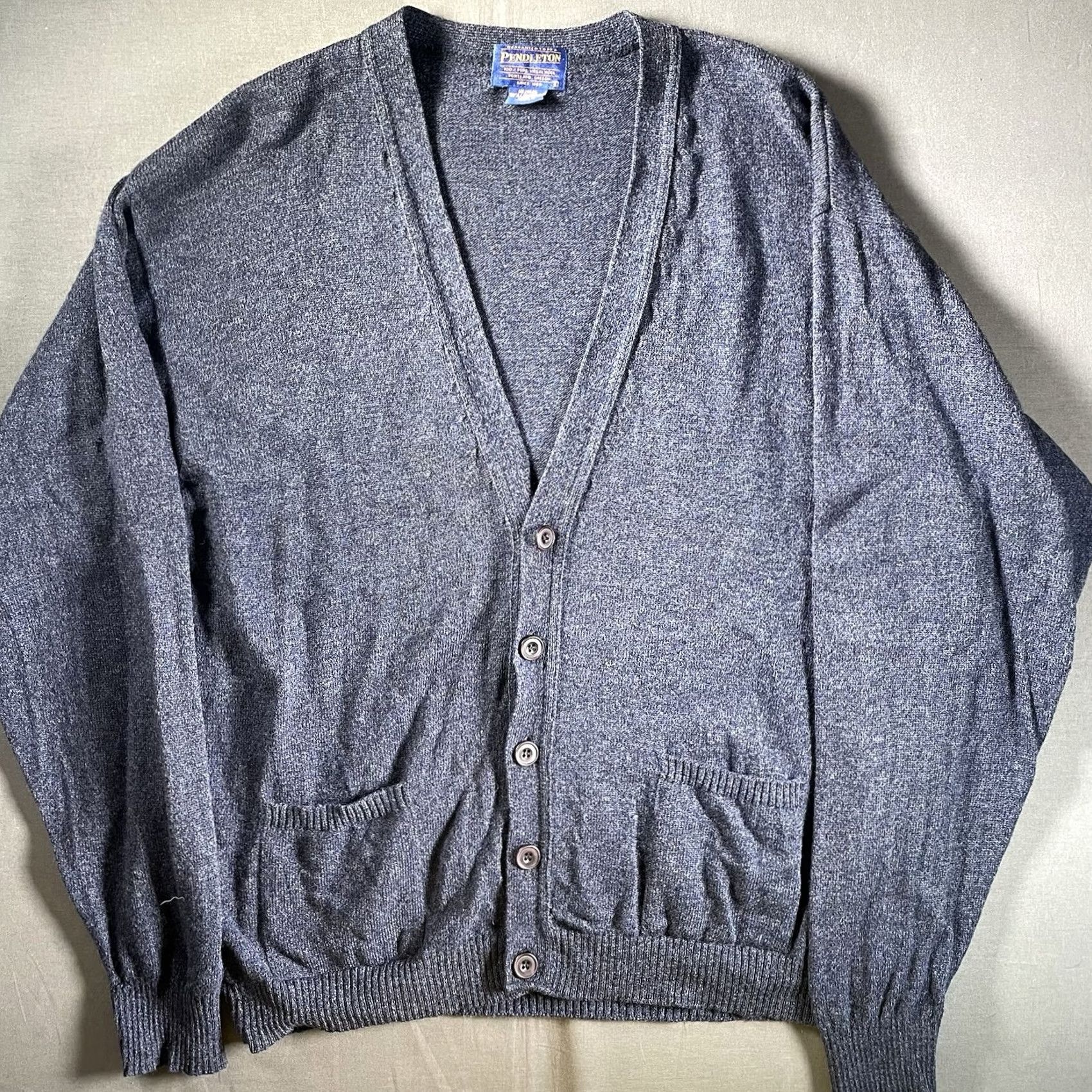 Pendleton VINTAGE Pendleton Wool Cardigan Mens L Blue Wool Read Descrip Size US L / EU 52-54 / 3 - 2 Thumbnail