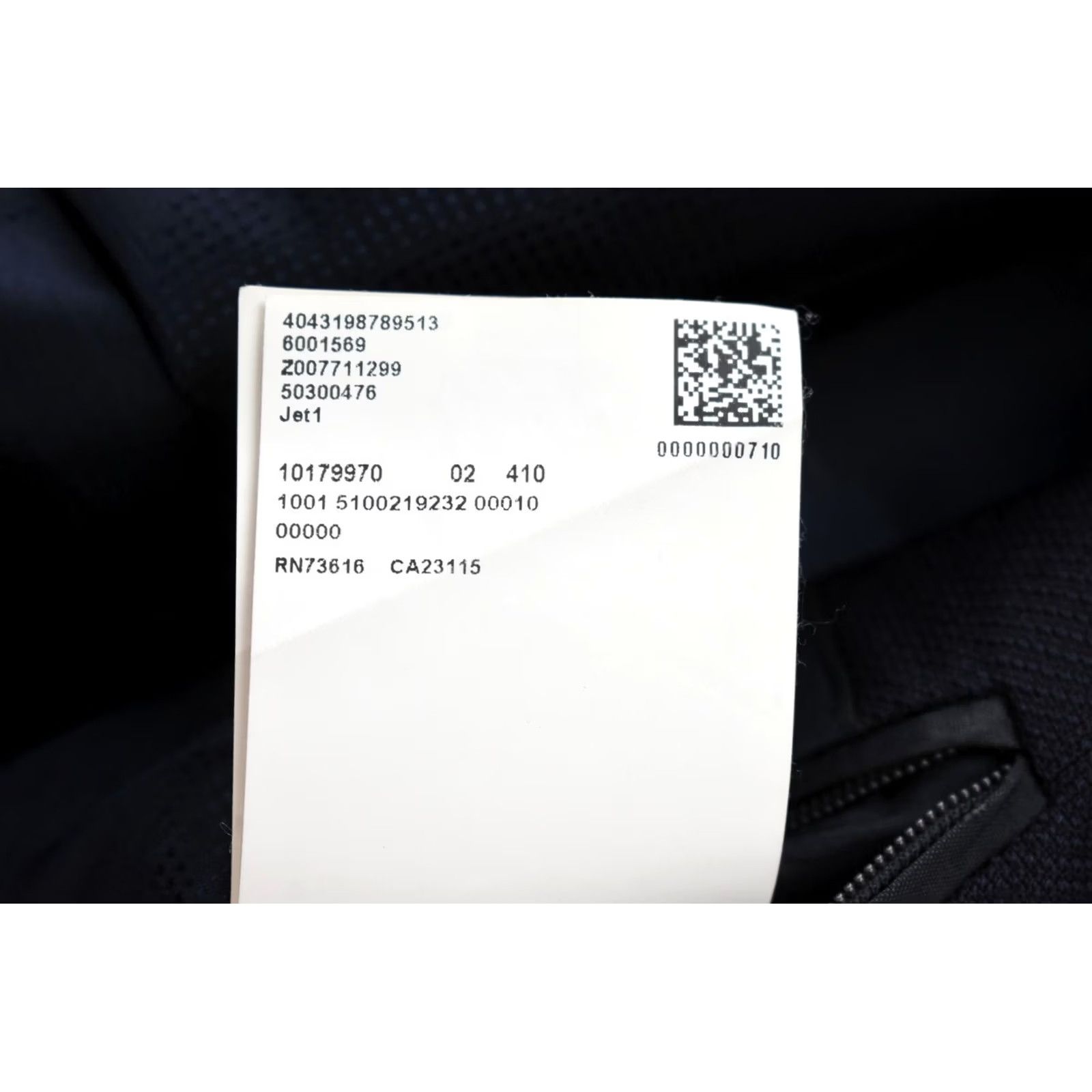 Hugo Boss HUGO BOSS Blazer Travel Jet1 Blue Wool Lined Single Breasted Men US 42R Jet1 Blazer Wool Lined Blue Mens US 42R Blazer Hugo Boss Travel Jet1 Size 42R - 7 Thumbnail