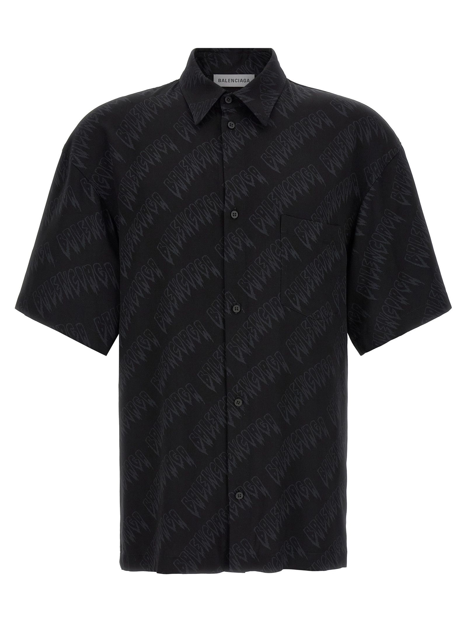 Balenciaga Logo Shirt Size US M / EU 48-50 / 2 - 1 Thumbnail