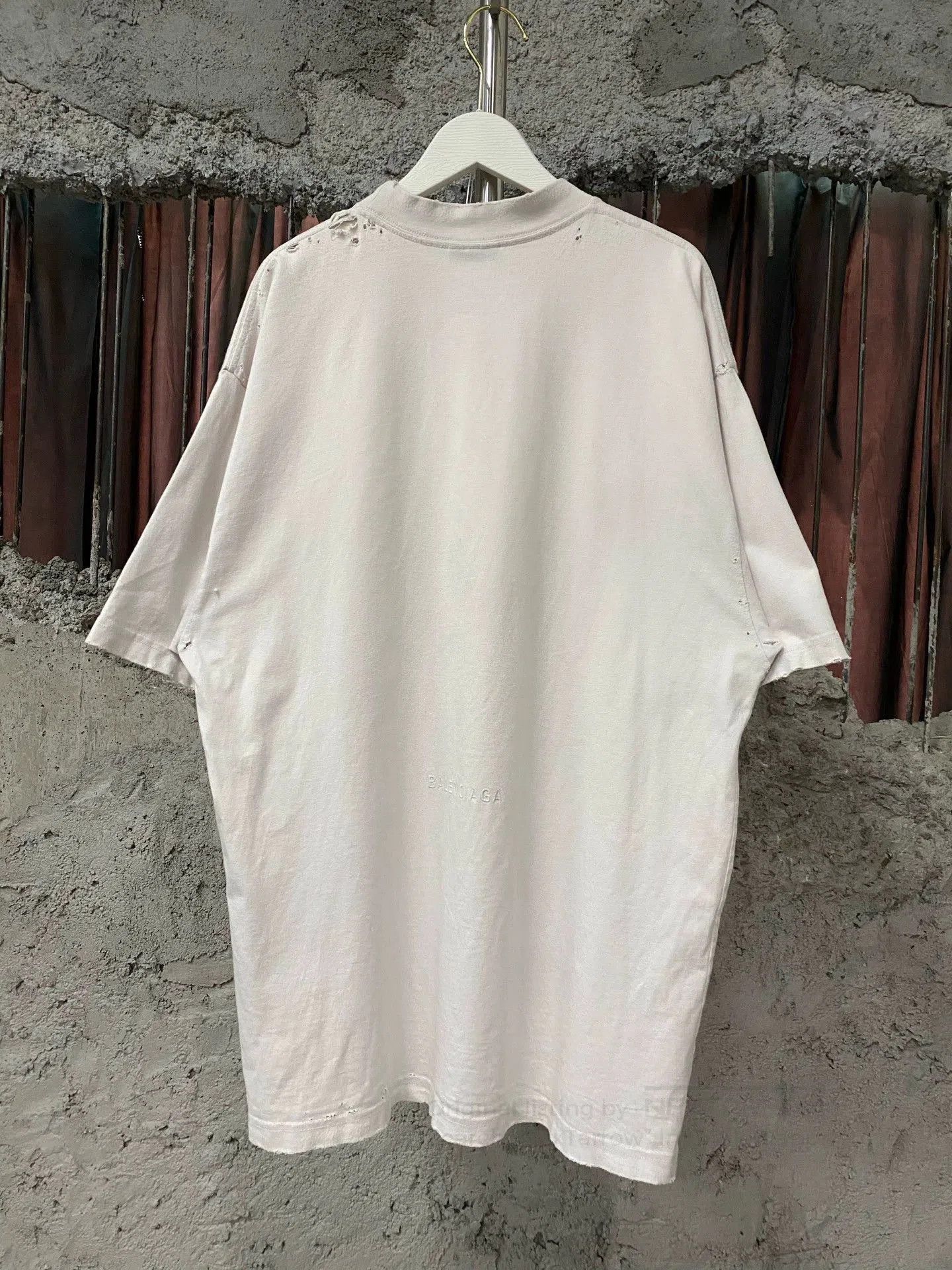 Balenciaga Statue of Liberty Paris Print Short Sleeve Shirt. Size US XXS / EU 40 - 2 Thumbnail