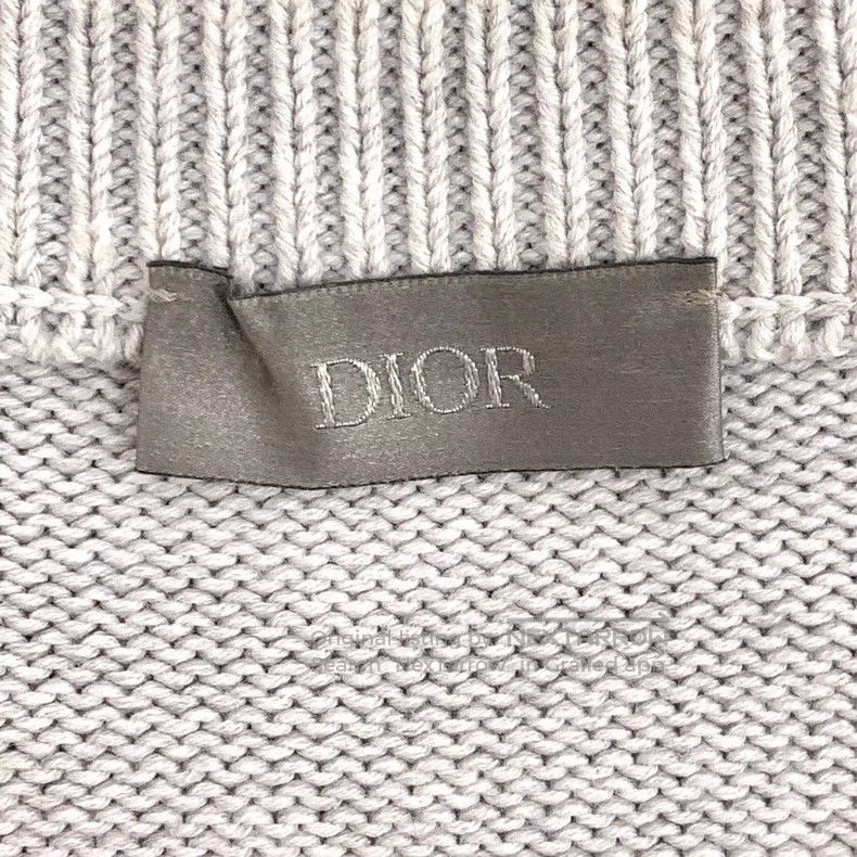 Dior Dior Gray logo old flower stitching cotton round-neck long Size US L / EU 52-54 / 3 - 6 Thumbnail