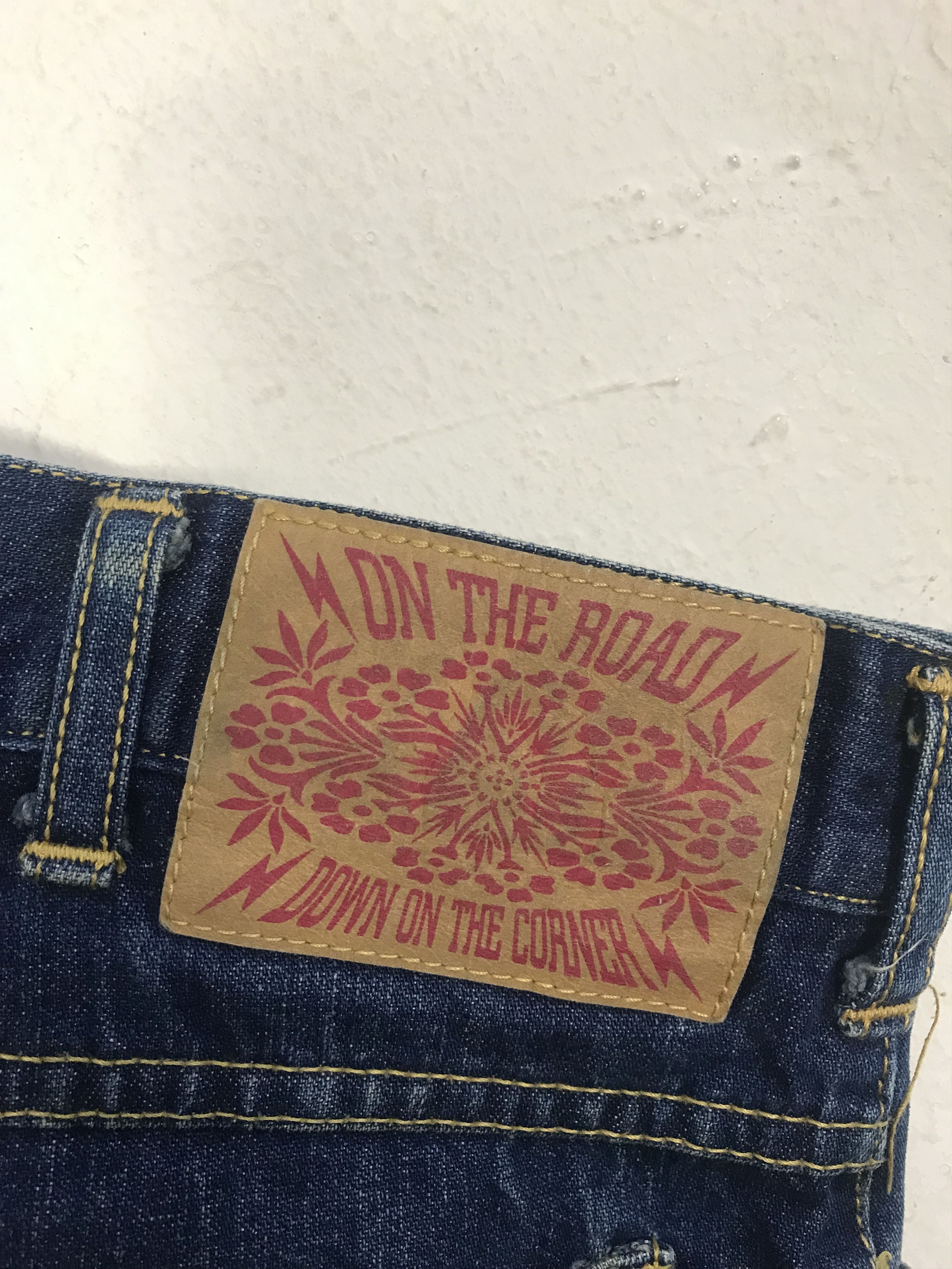 Japanese Brand On The Road Denim Indigo Pant Straight Cut Fits Size 32 Size US 32 / EU 48 - 7 Thumbnail